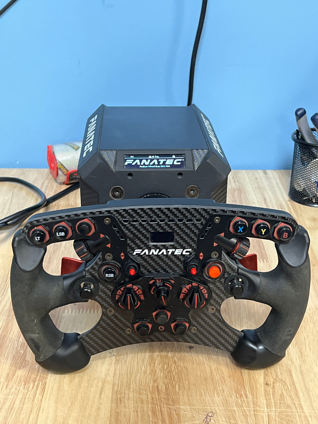 Fanatec Podium F1 Wheel V2 W/ Wheel Base
