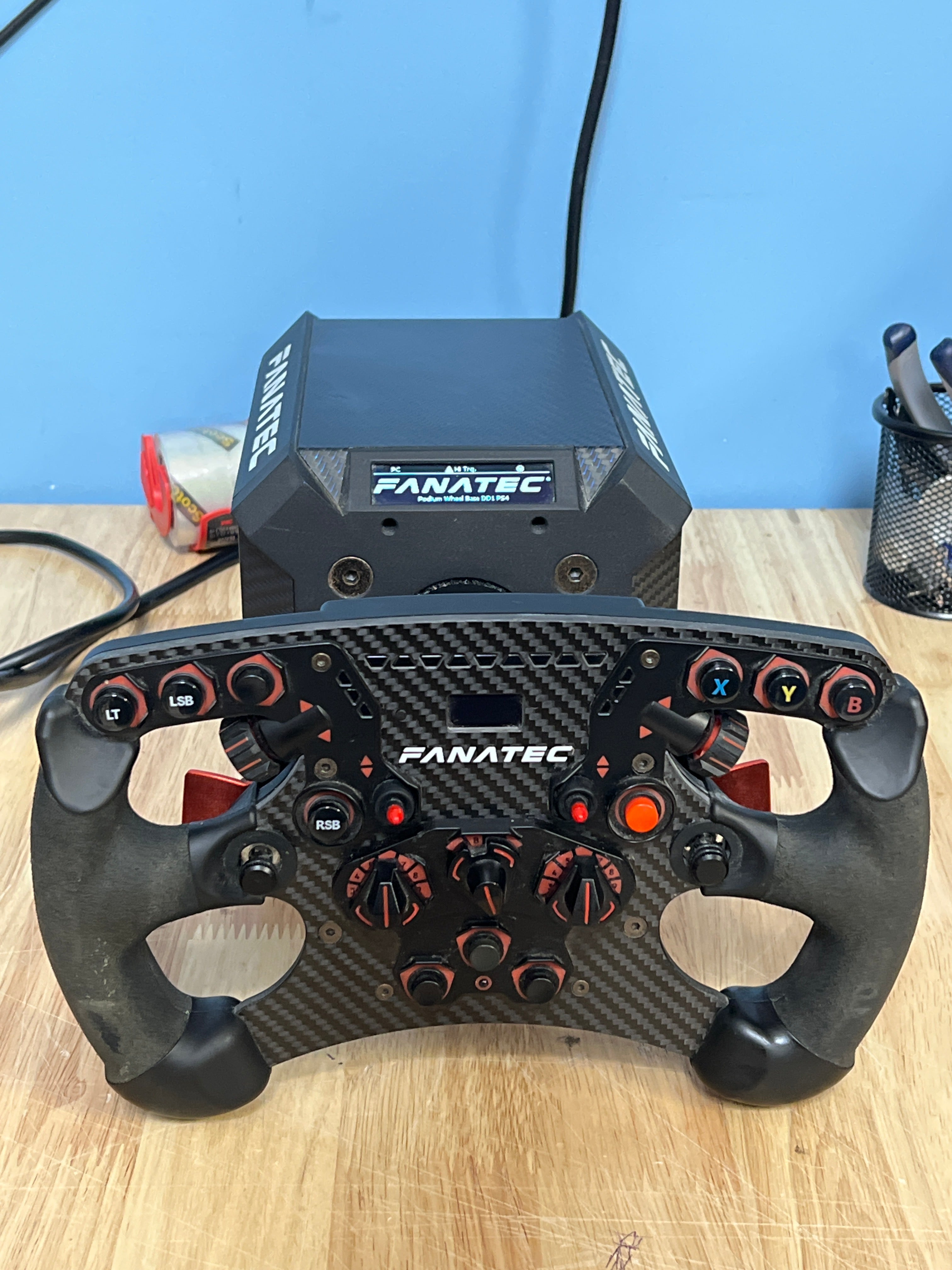 Fanatec Podium F1 Wheel V2 W/ Wheel Base