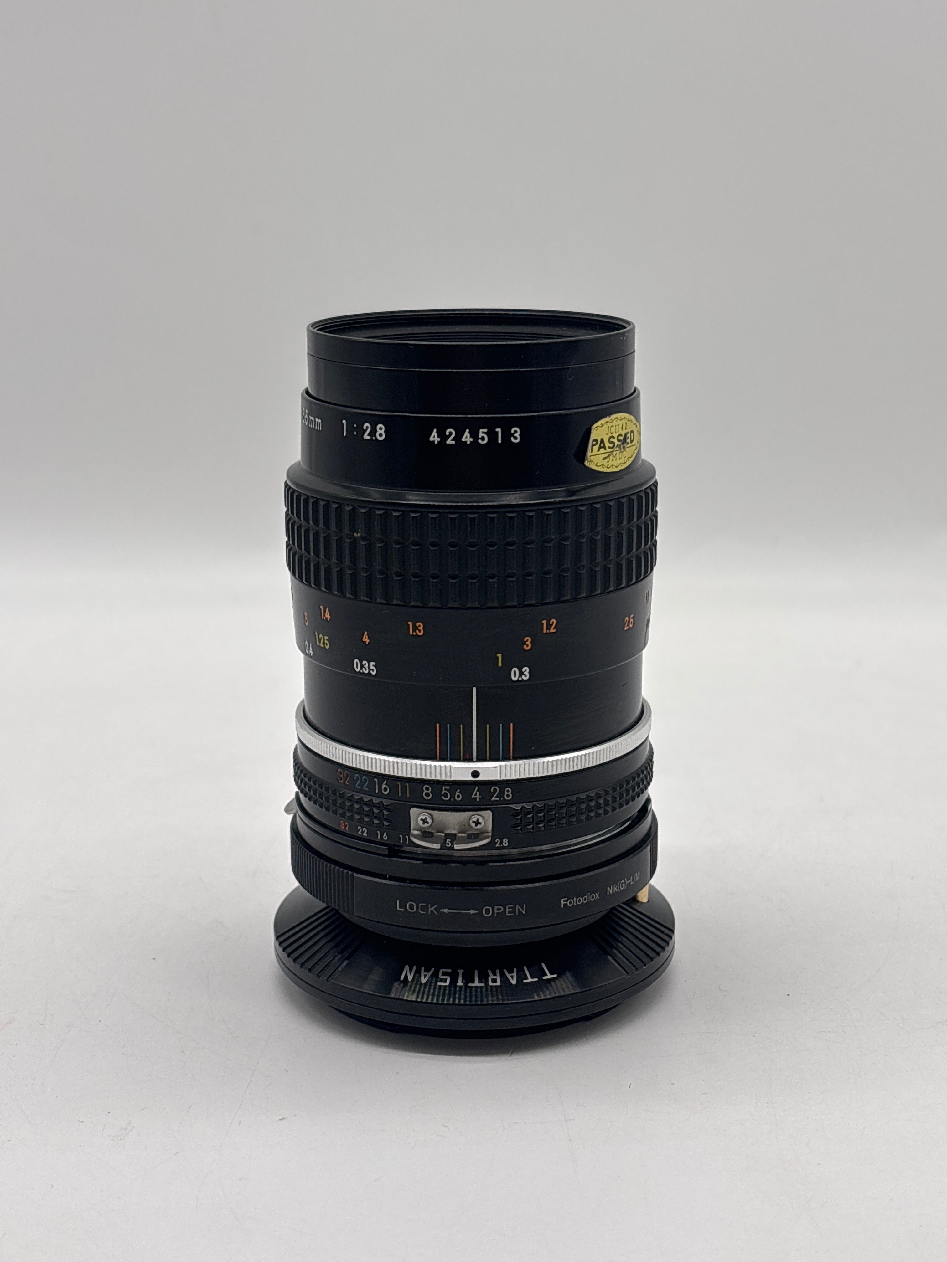 Nikon Micro-Nikkor 55mm 1:2.8 Camera Lens