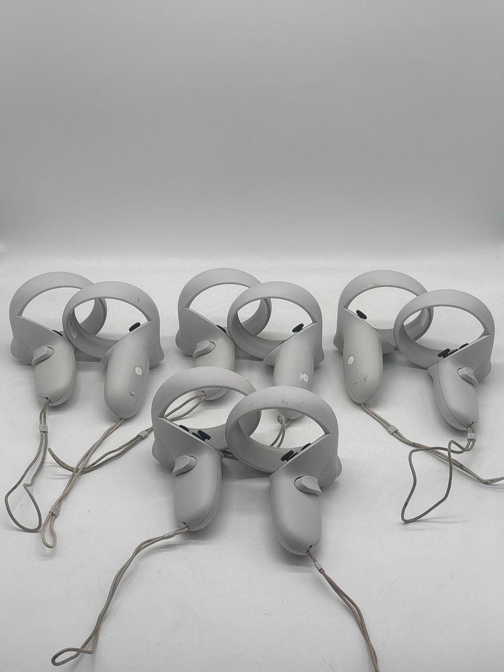Lot of 4 Meta Oculus Quest 2 Controller Pairs White - Untested