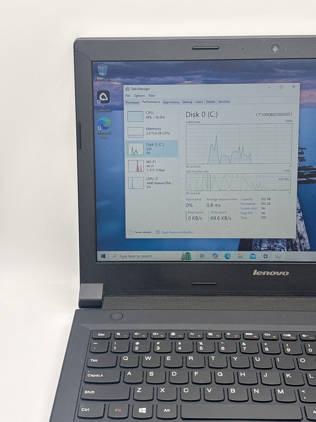 Lenovo B50-45 AMD E1-6010 16GB RAM 1TB SSD