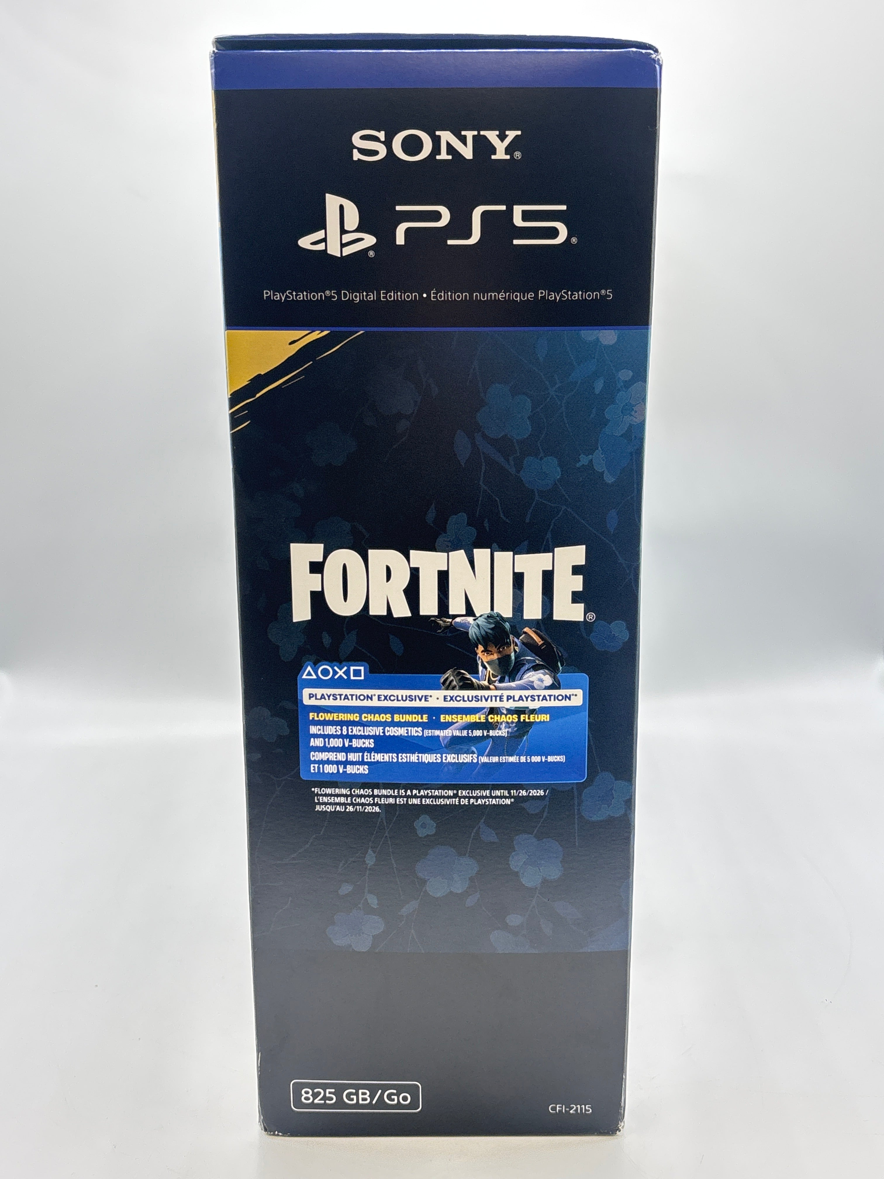 PlayStation 5 Digital CFI-2115 Fortnite Flowering Chaos Bundle 825GB White - New In Box