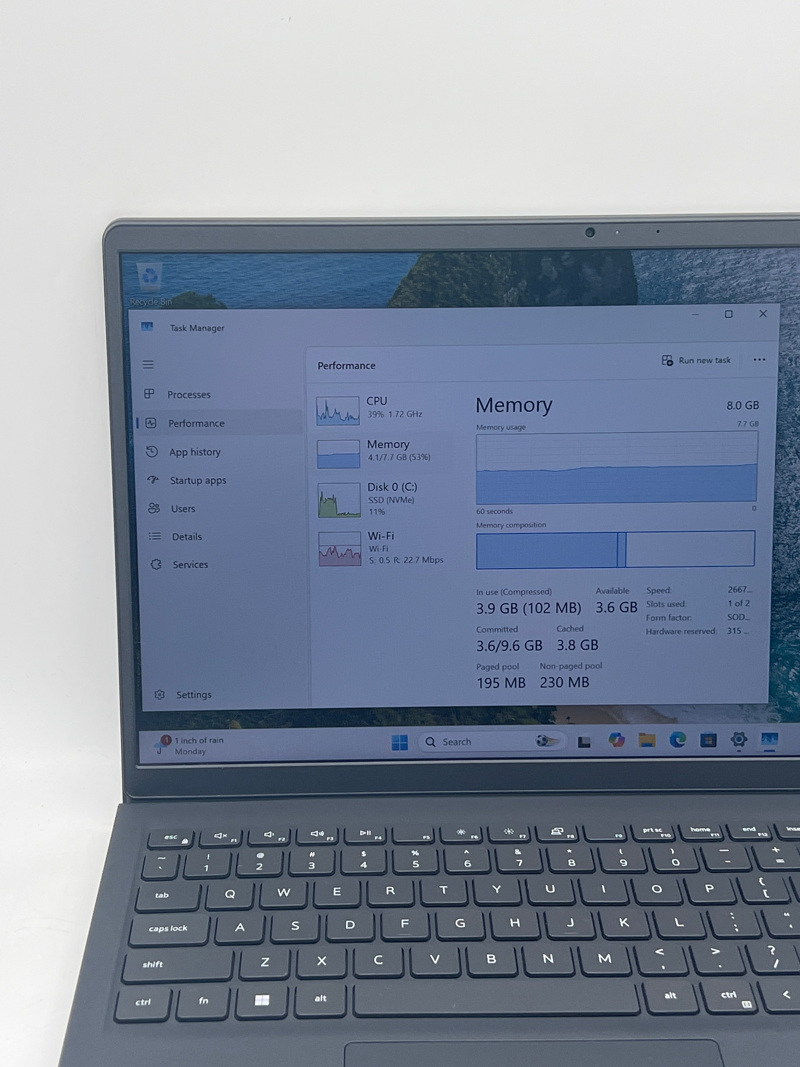 Dell Inspiron 15 3520 15.6" i5-1235U 8GB RAM 512GB SSD