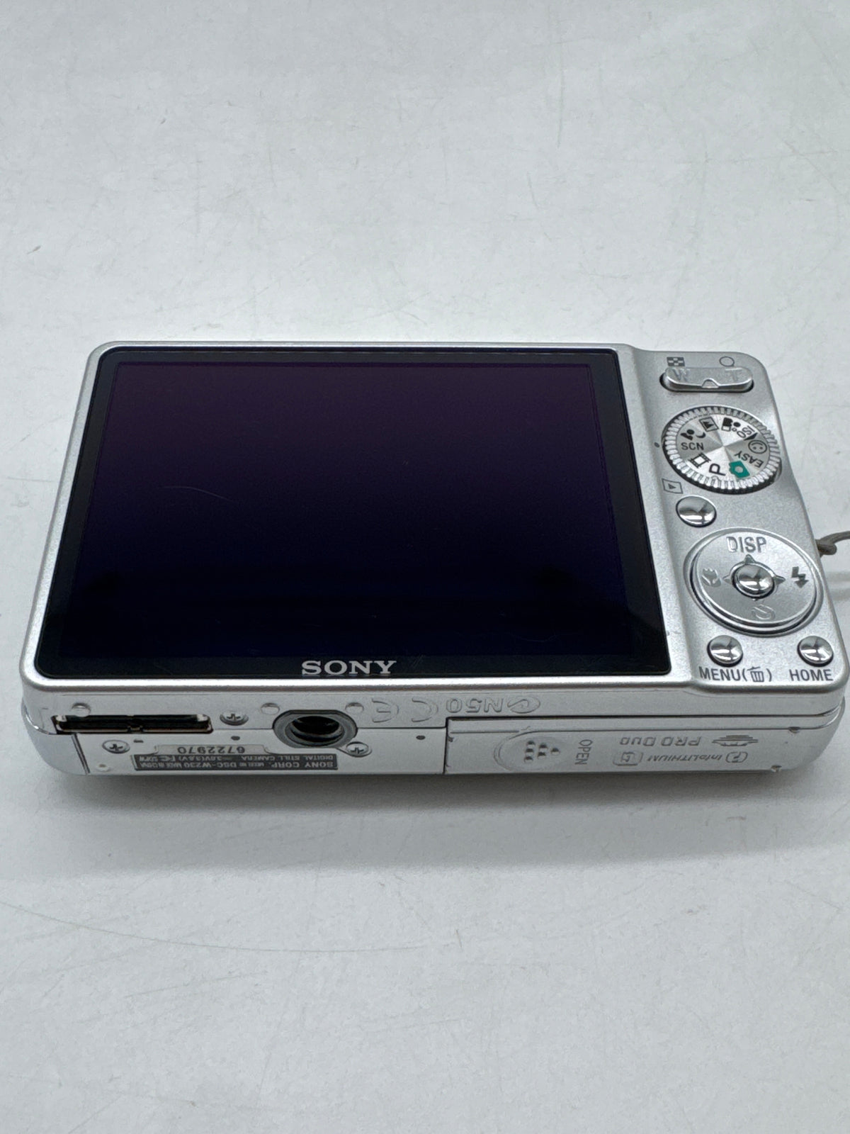 Sony Cyber-shot DSC-W230 Digital Camera Silver with Battery and Case - Used