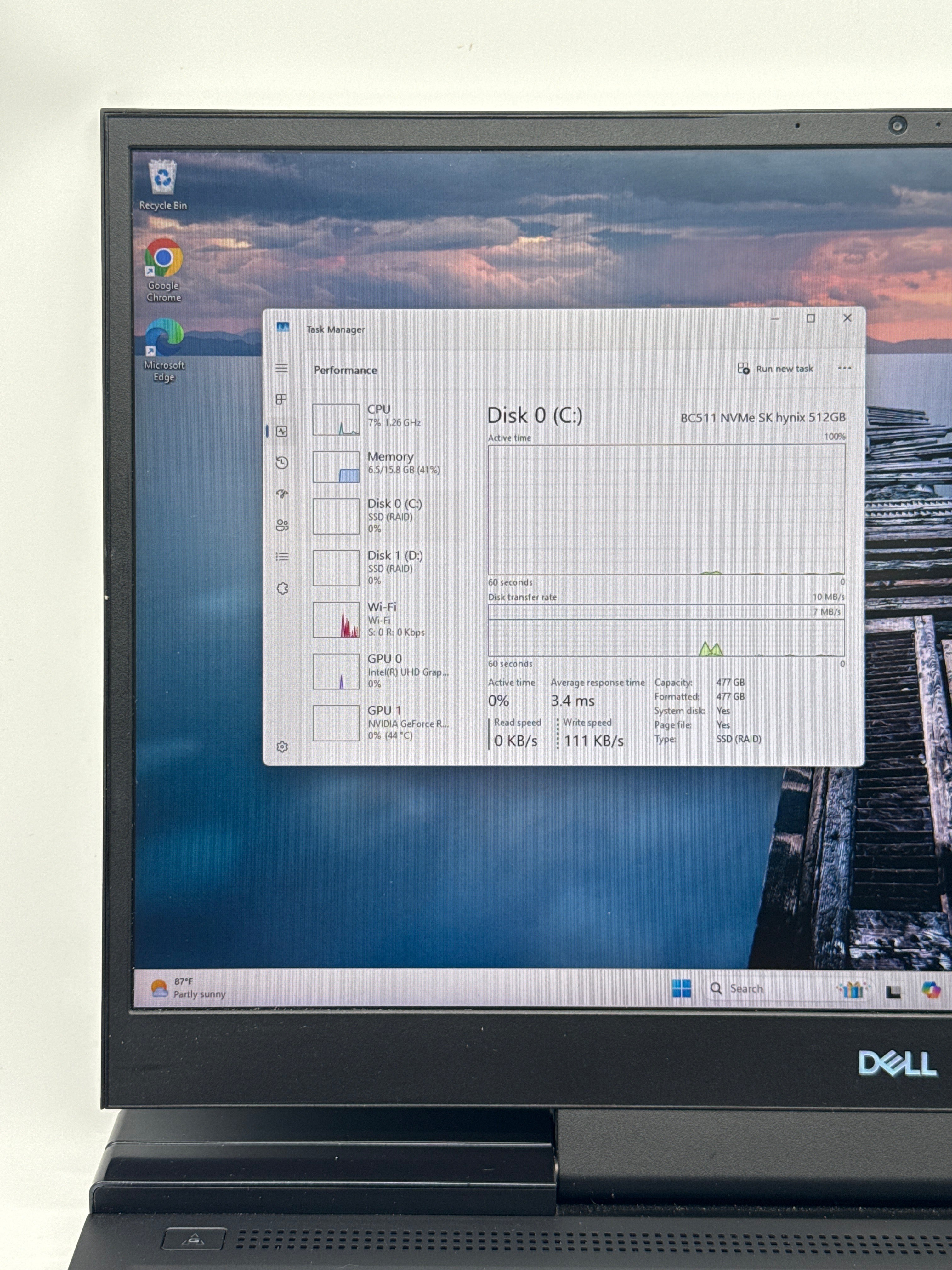 Dell G7 17 17" Core i5-10750H 16GB RAM 512GB+1TB SSD RTX 2070 - Used