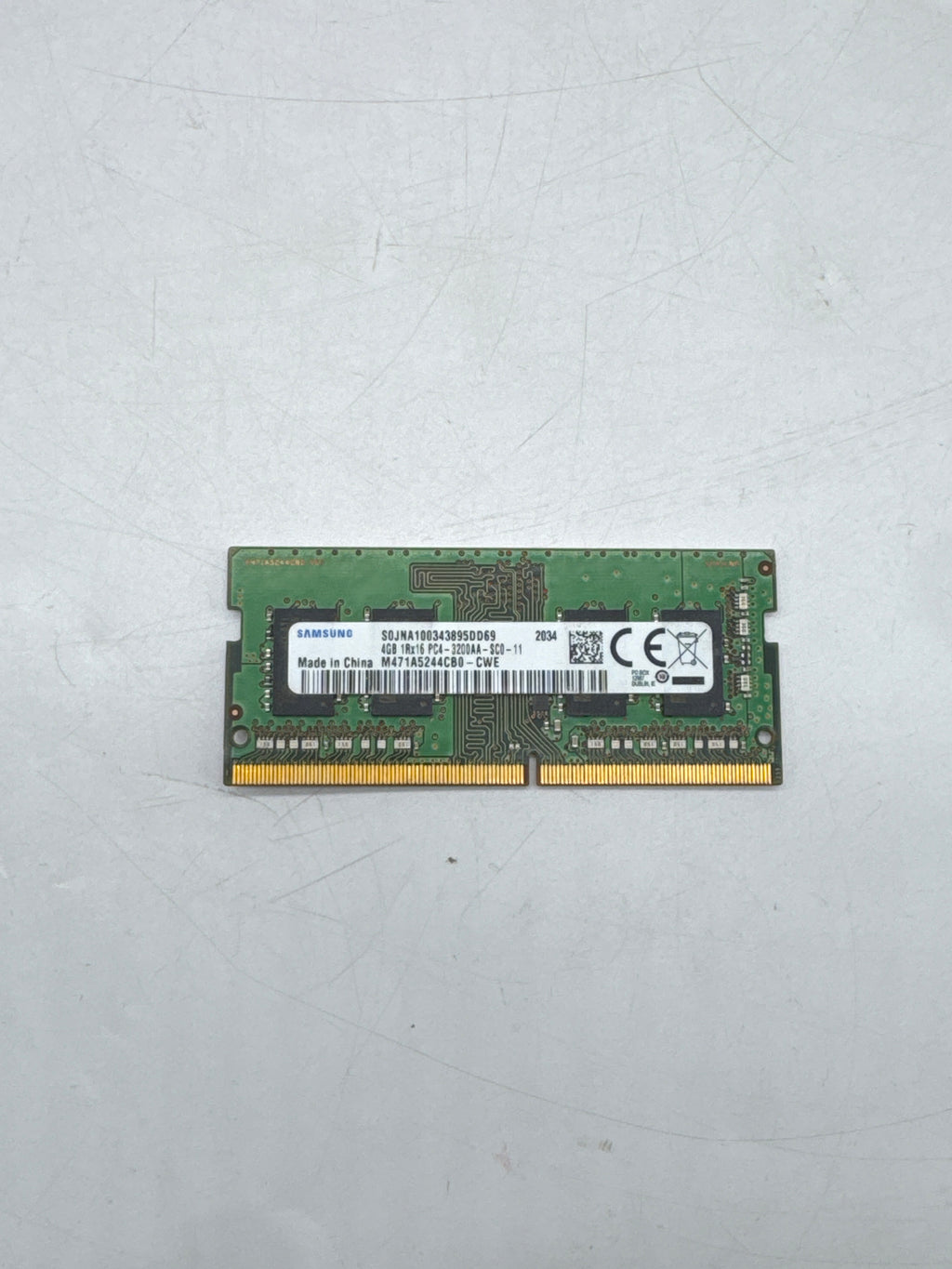Samsung 4GB DDR4 3200MHz PC4-3200AA Laptop SO-DIMM RAM - Used