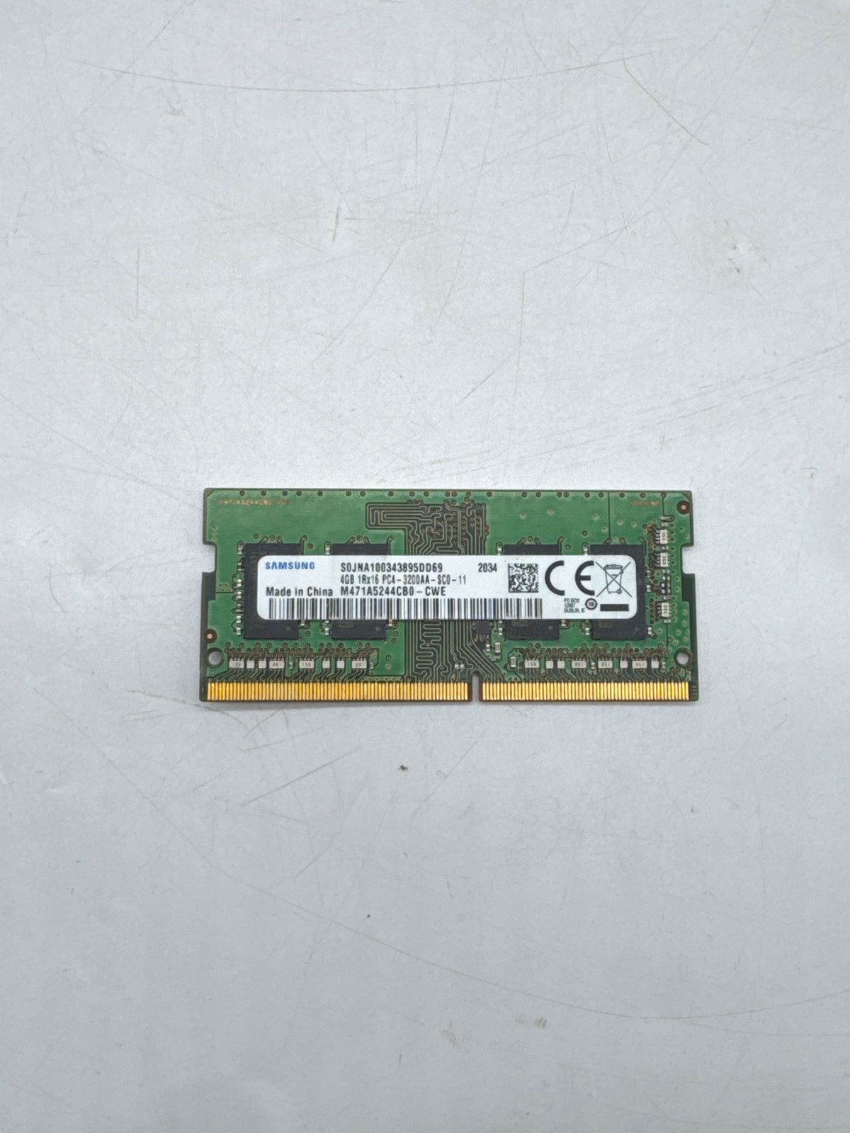 Samsung 4GB DDR4 3200MHz PC4-3200AA Laptop SO-DIMM RAM - Used