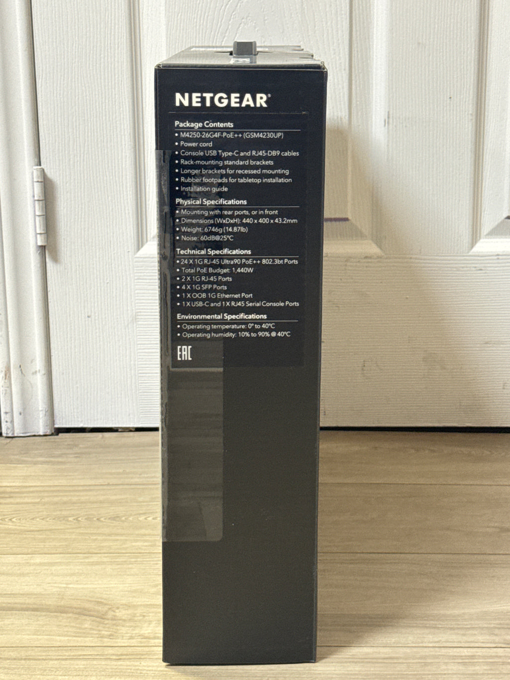 Netgear M4250-26G4F-POE++ Networking Switch Black New In Box