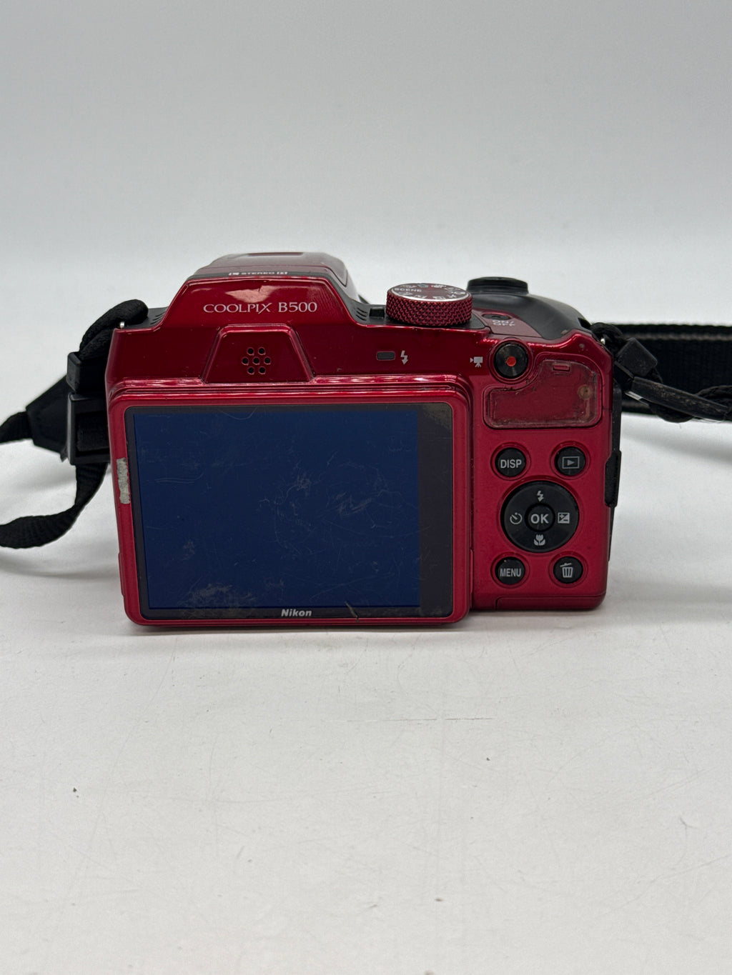 Nikon Coolpix B500 16MP 40x Zoom Digital Camera Red - For Parts Read