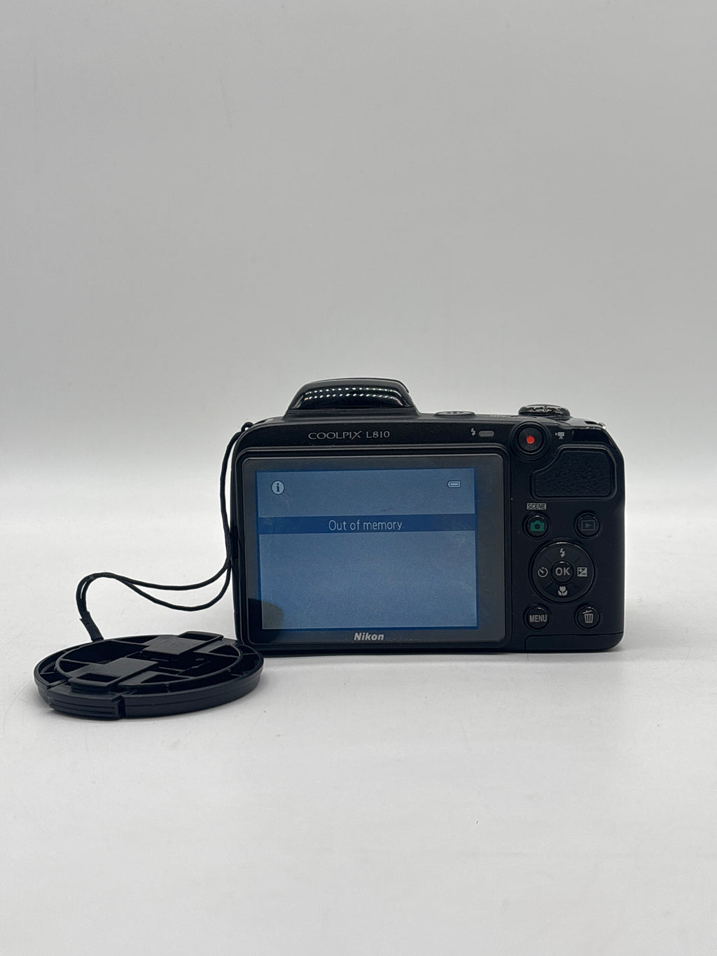 Nikon COOLPIX L810 Digital Camera Black 26x Optical Zoom - Used