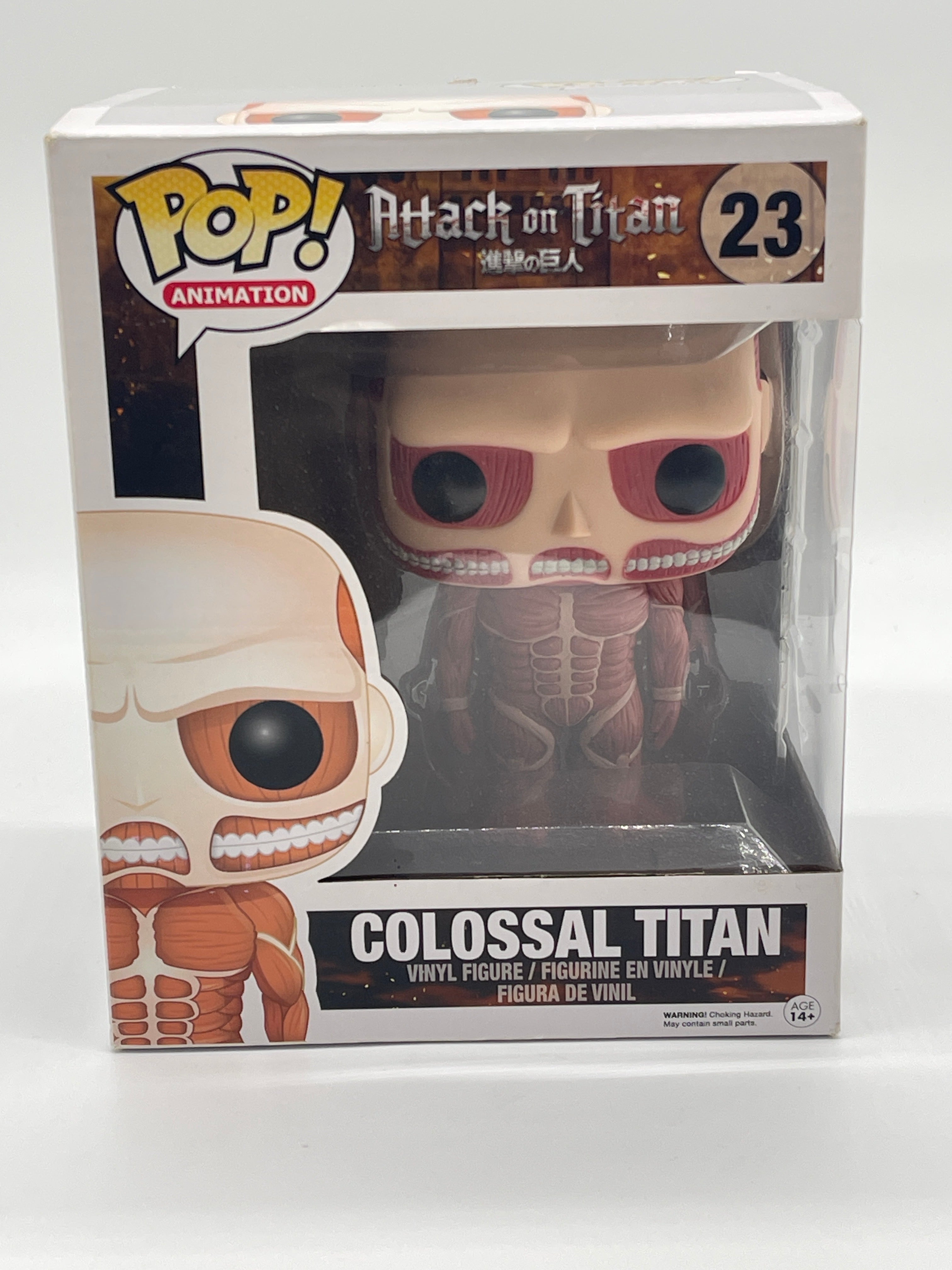 Funko Pop! Attack on Titan Colossal Titan #23 Vinyl Figure Red New Open Box