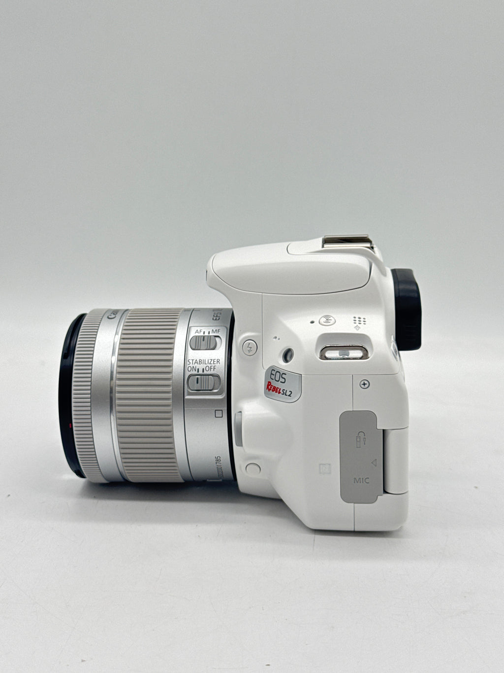 Canon EOS Rebel SL2 DSLR Camera White EF-S 18-55MM Lens - Used