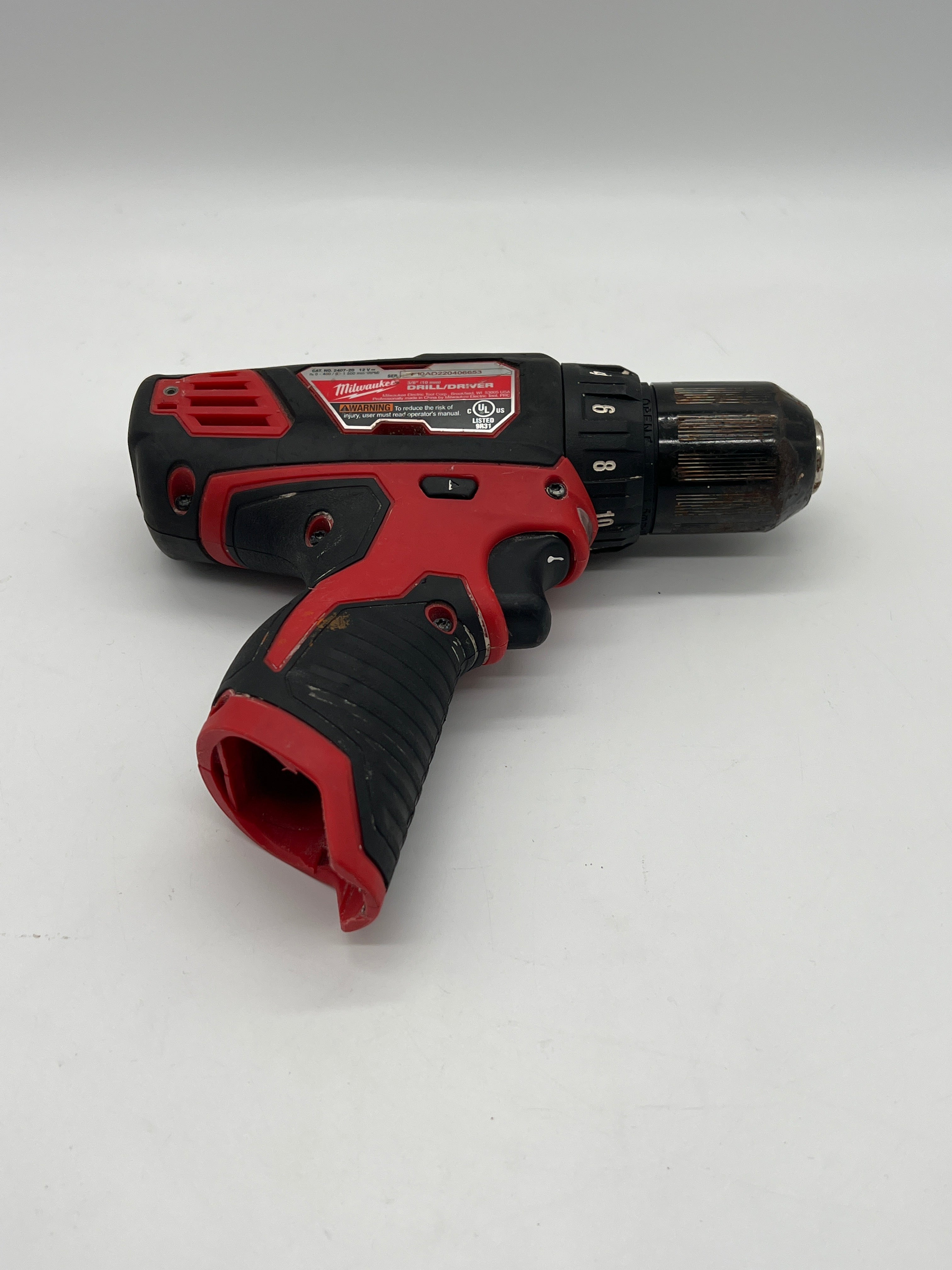 Milwaukee 2407-20 M12 Cordless 3/8 Drill/Driver Tool Only