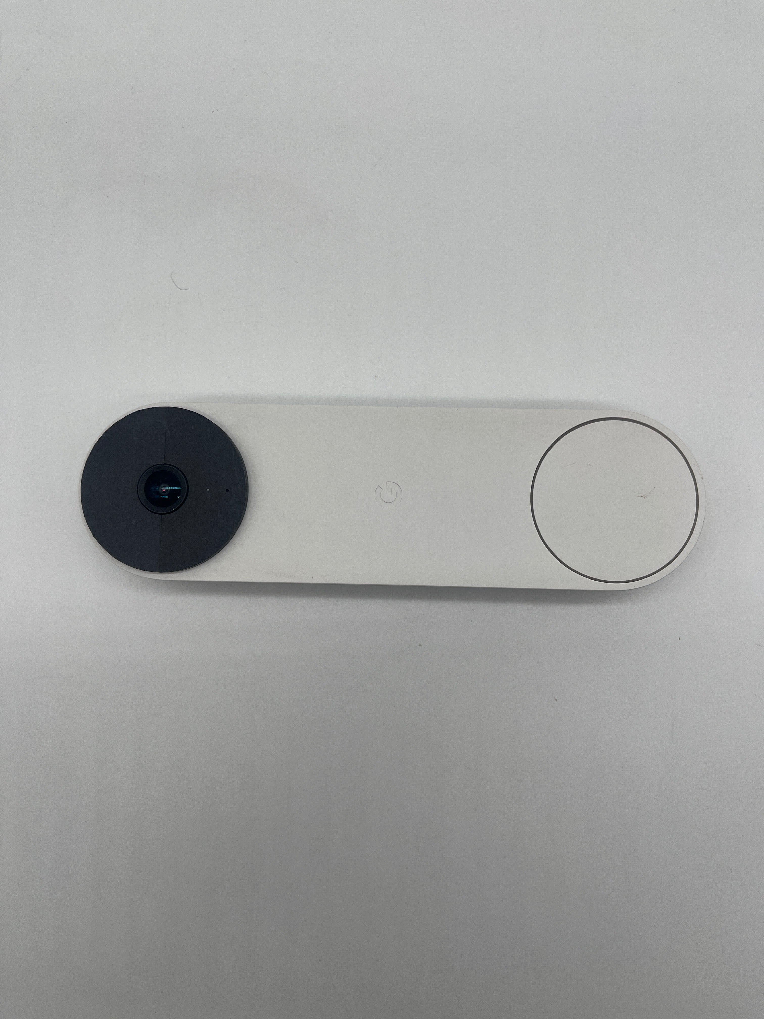 Google Nest Doorbell 2nd Gen White Used with Wall Mount Minor Scratches