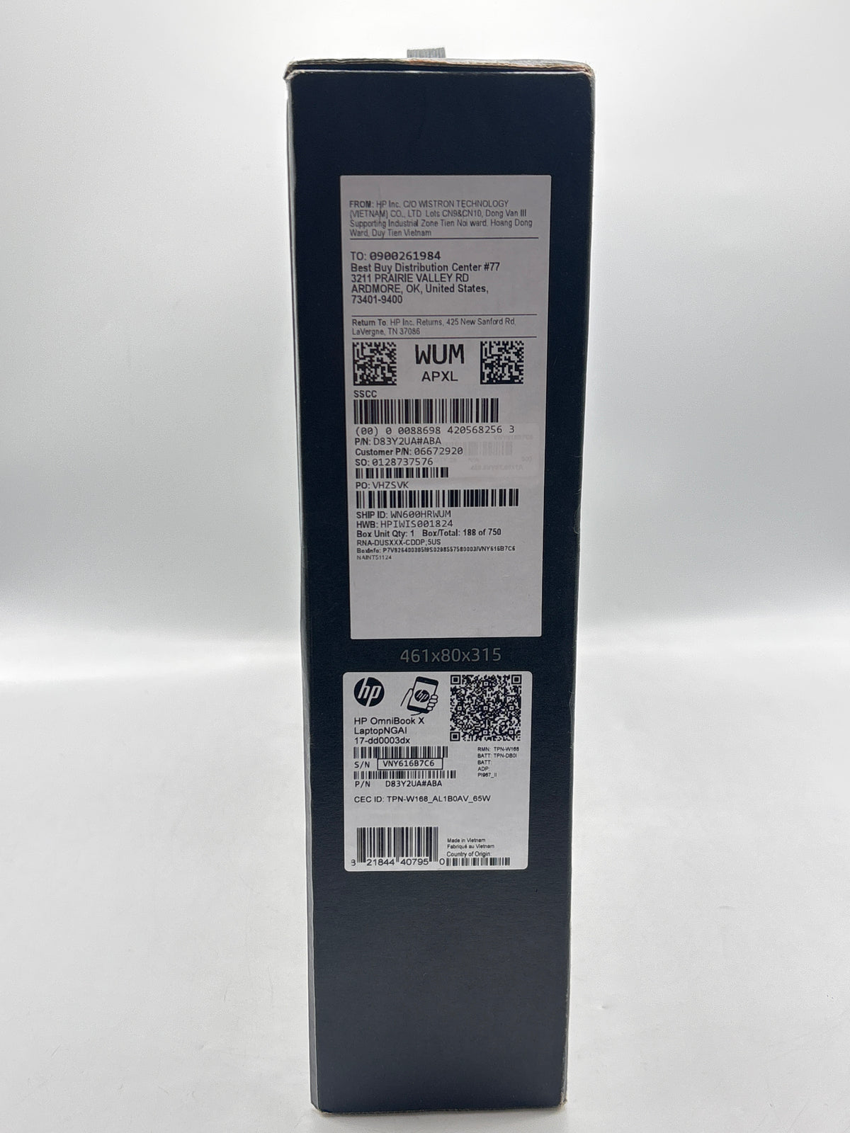 HP Omnibook X 17-DD0003DX 17" Ultra 7 256V 16GB RAM 512GB SSD Glacier Silver - New