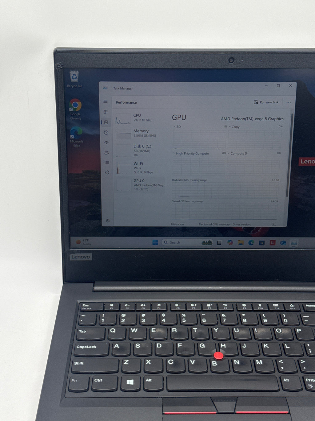 Lenovo ThinkPad E495 Ryzen 5 3500U 8GB 256GB SSD