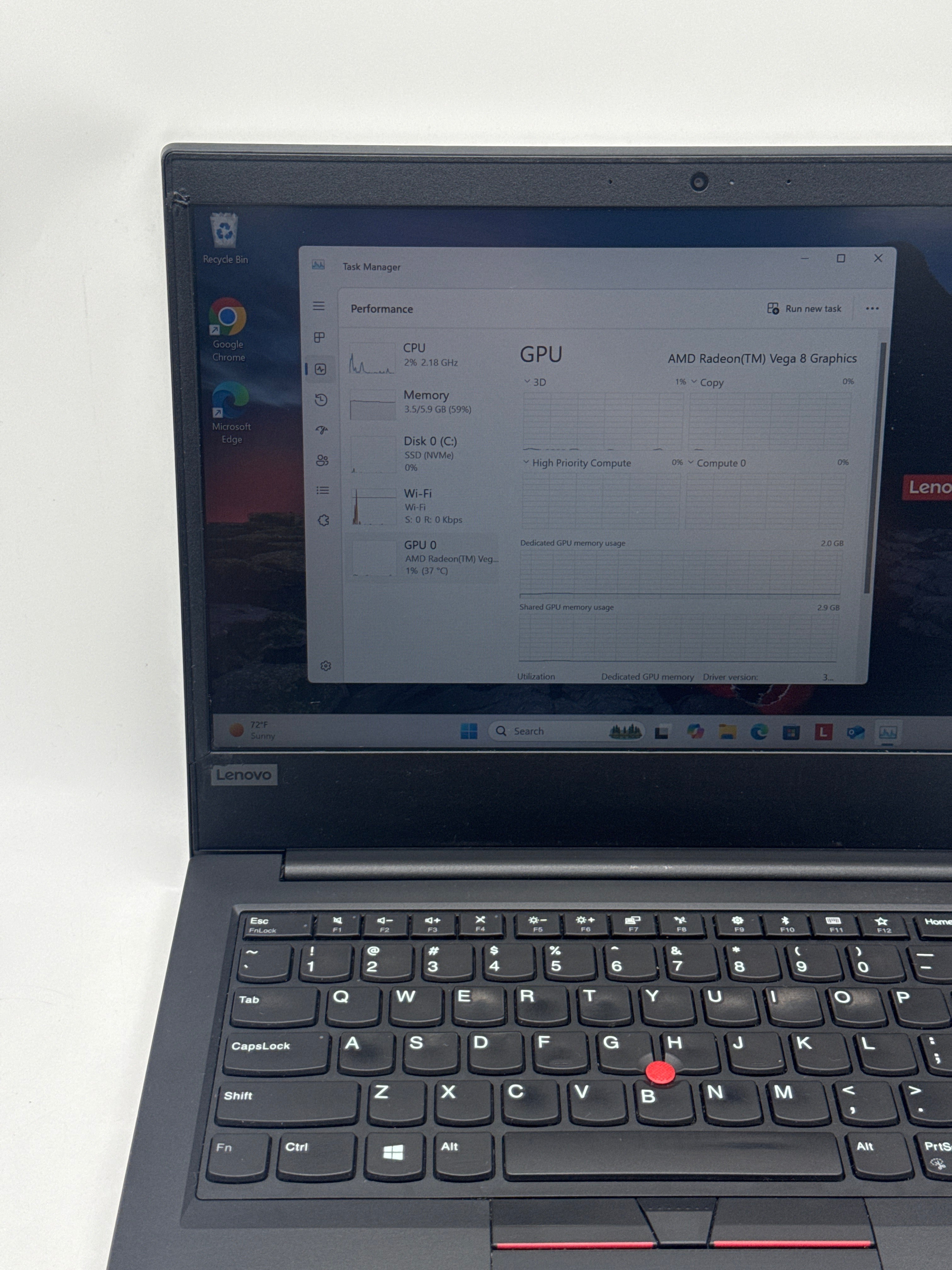 Lenovo ThinkPad E495 Ryzen 5 3500U 8GB 256GB SSD