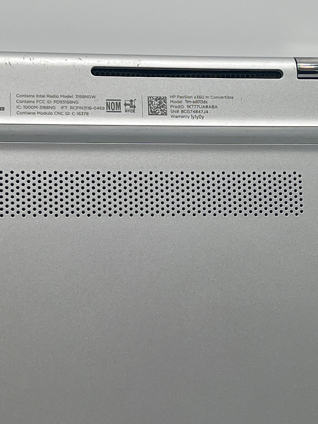 HP Pavilion x360m N4200 4GB RAM 500GB HDD