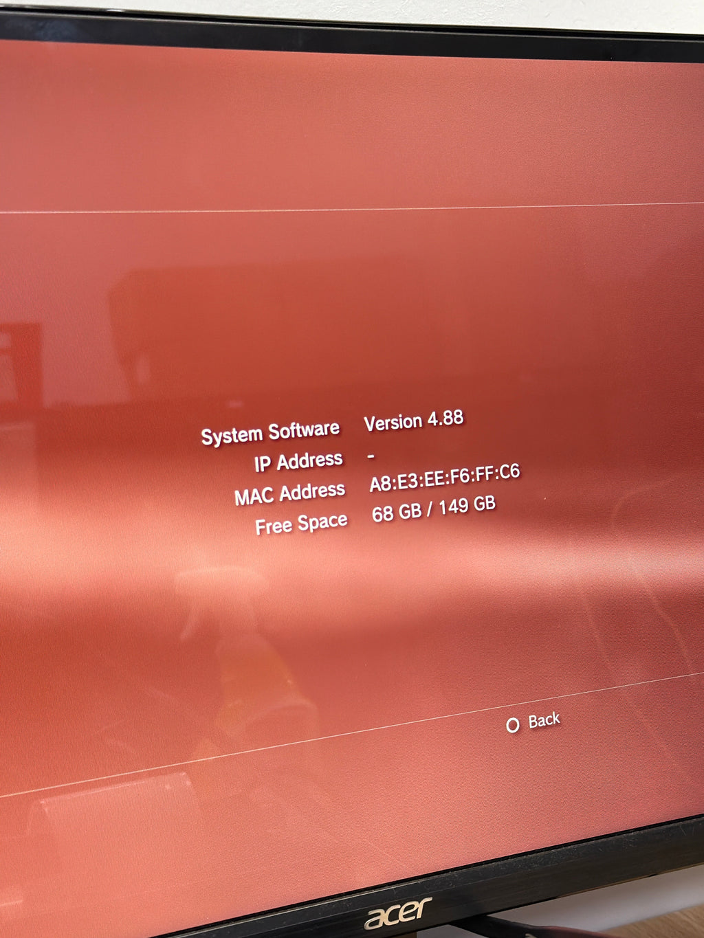 Sony PlayStation 3 Slim CECH-2501A Console Black Console Only Firmware 4.88