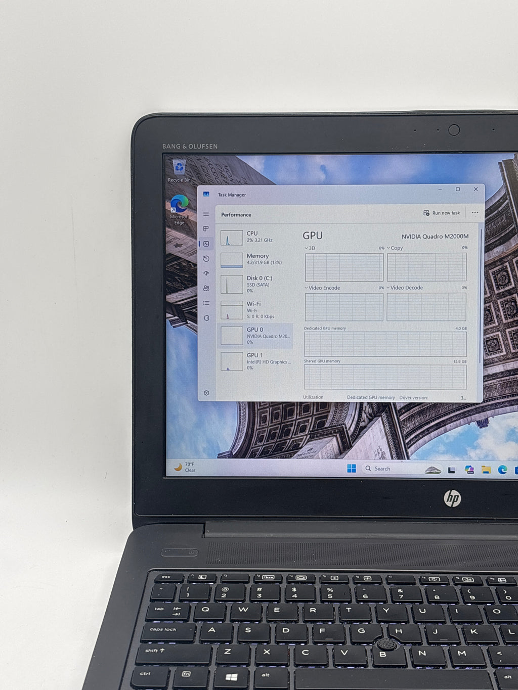 HP Zbook 15 G3 i7-6820HQ 32GB RAM 512GB SSD