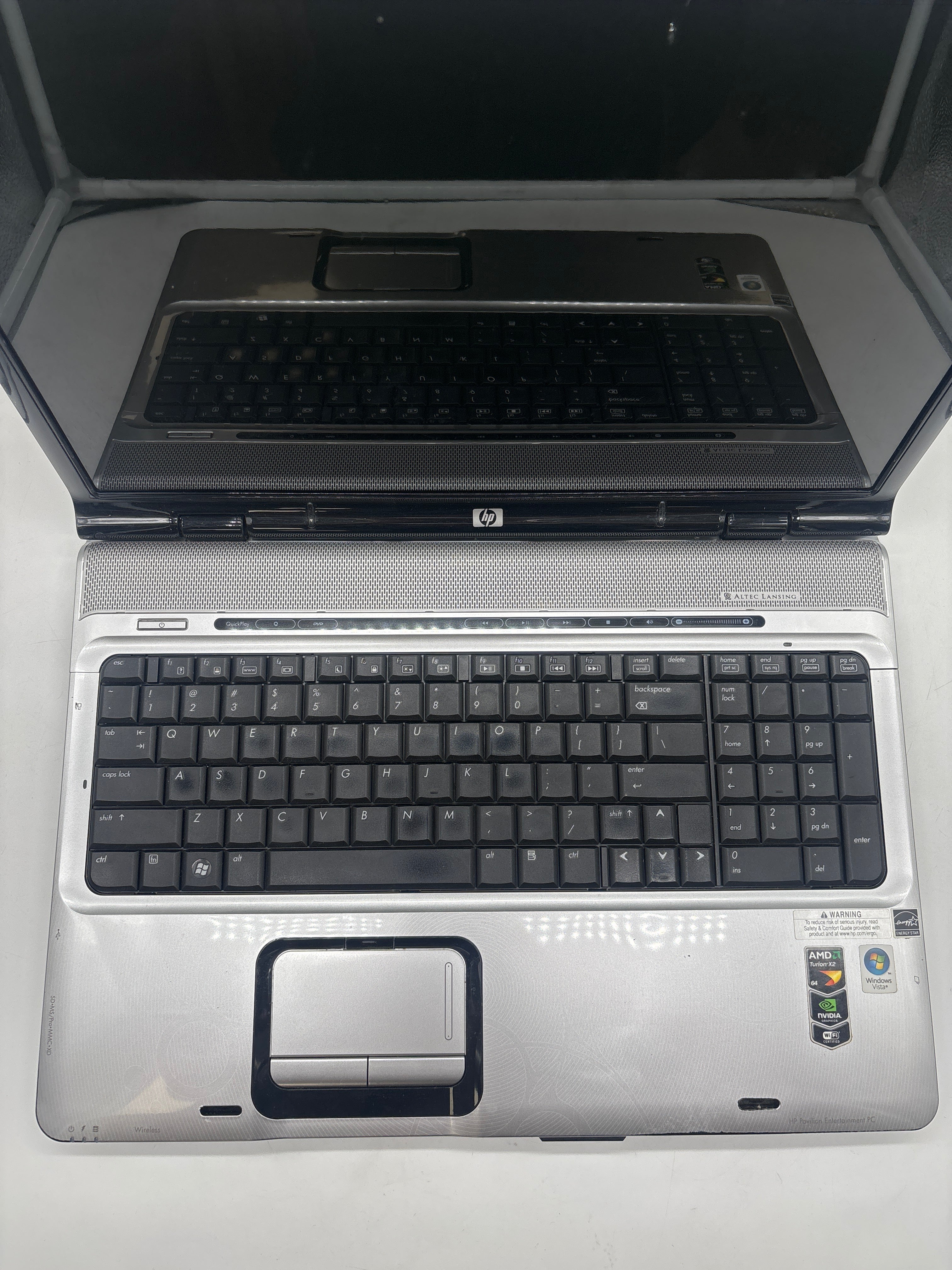 HP Pavillion dv2000 AMD Turion 64 X2 4GB RAM 250GB HDD - Bad HDD
