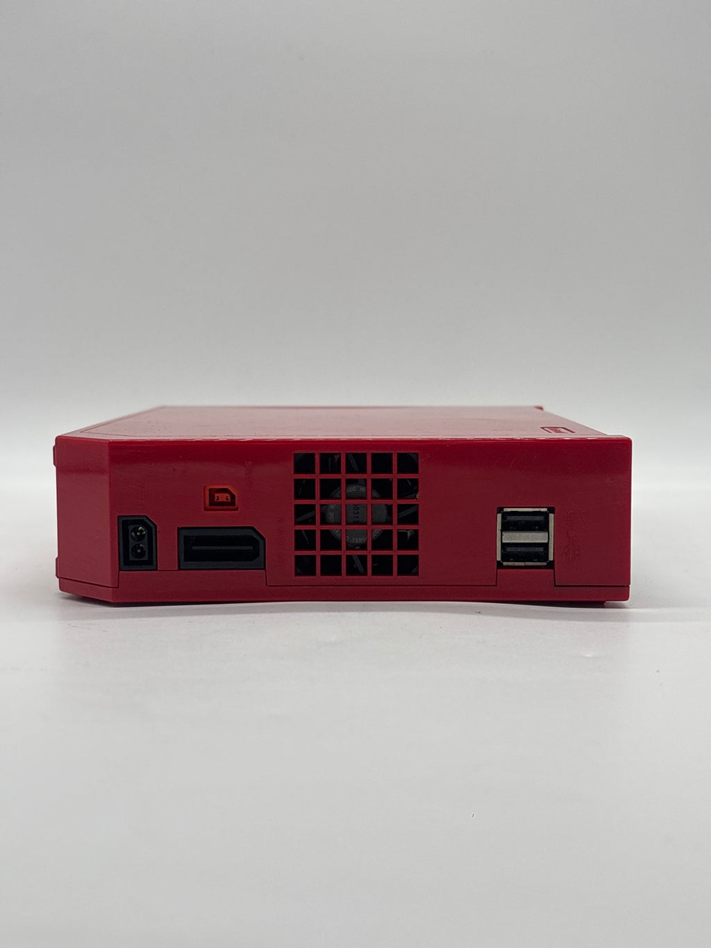 Nintendo Wii Red RVL-001 With 1 Remote Ac Adapter Cables