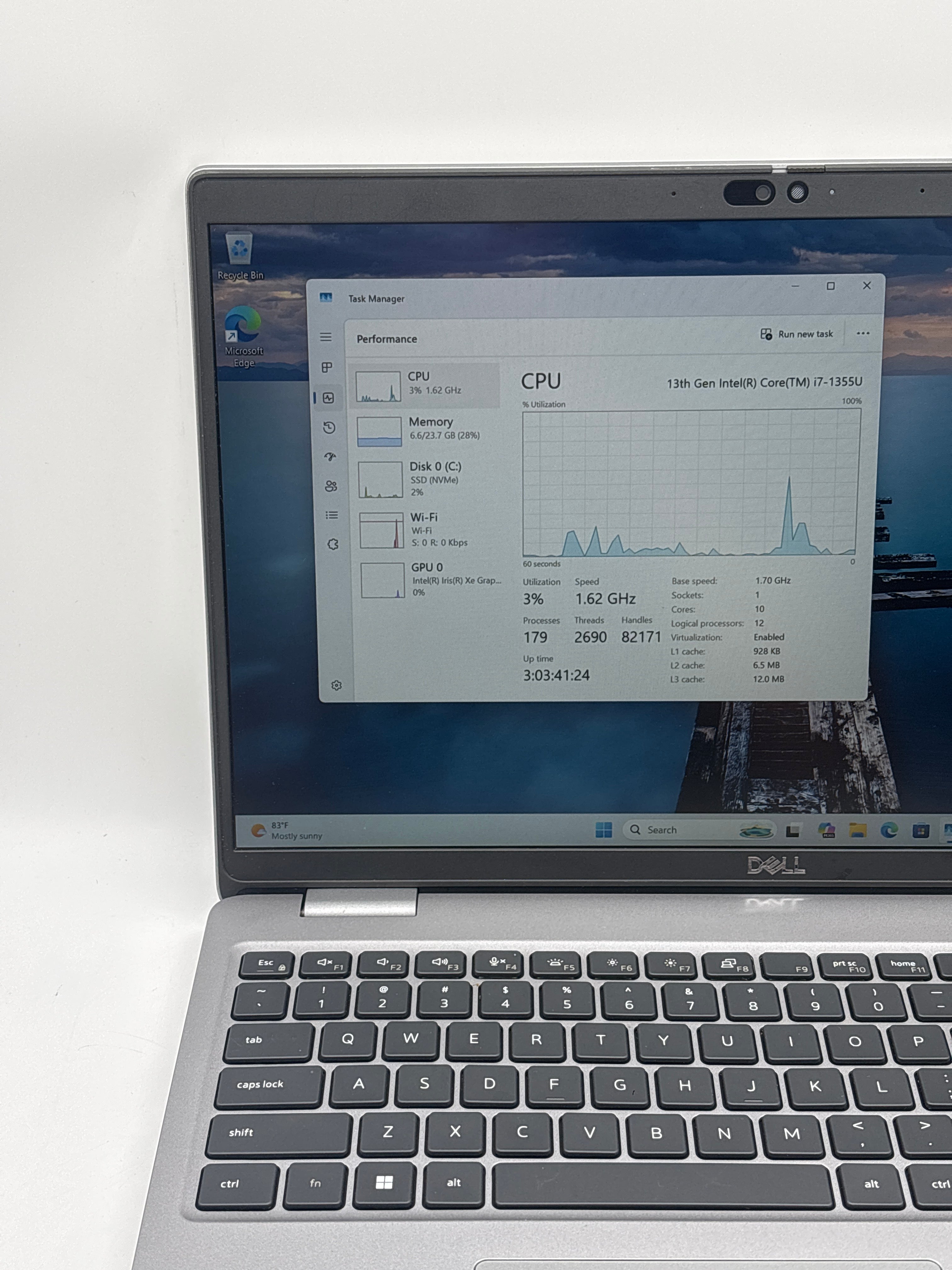 Dell Precision 3580 15.6" i7-1355U 24GB RAM 256GB SSD - Warranty