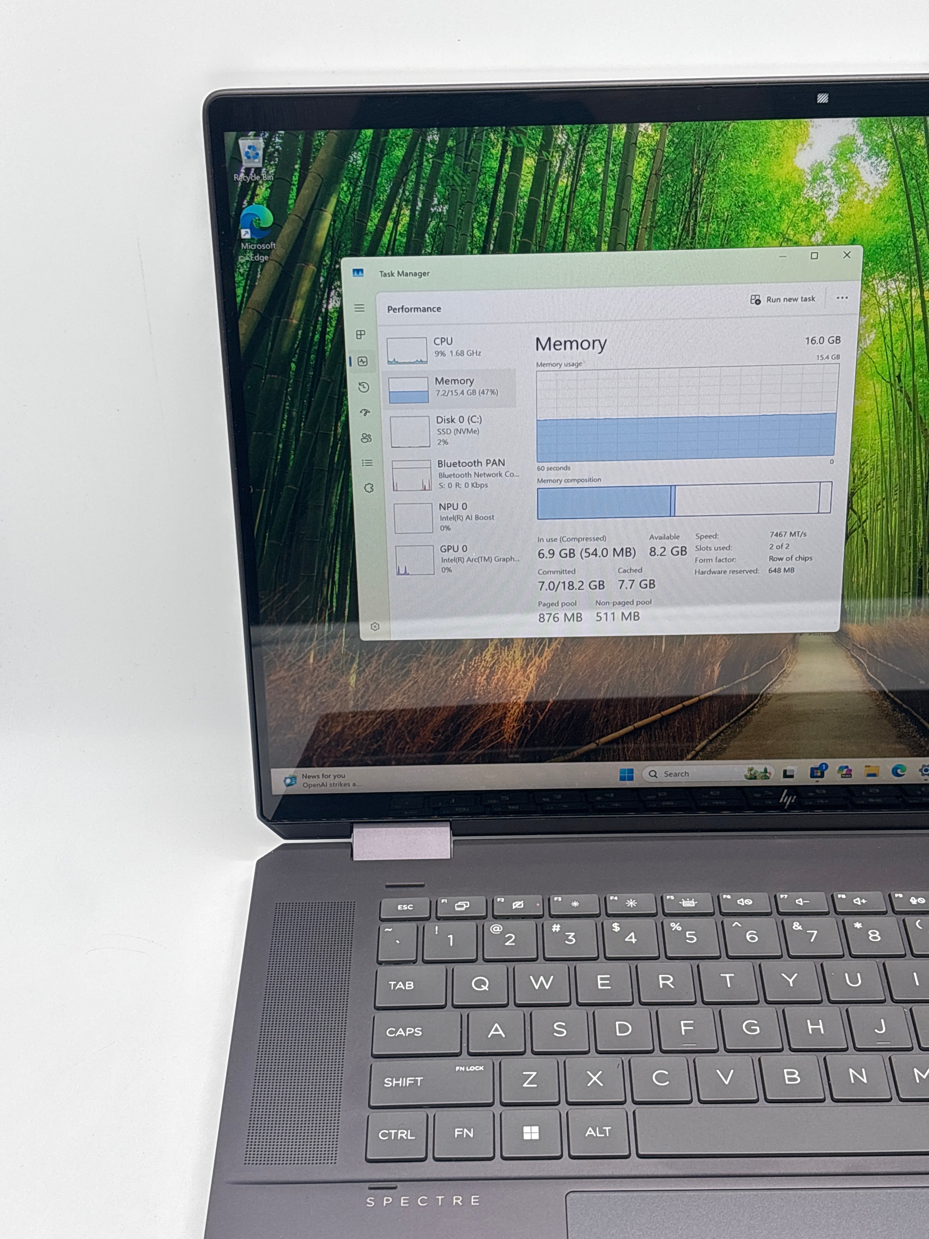 HP Spectre X360 16t-aa000 Ultra 7 155H 16GB RAM 512GB SSD