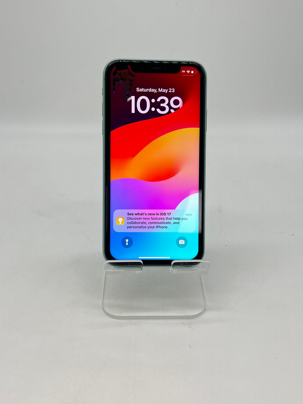 Apple iPhone 11 64GB Factory Unlocked Green - Bad LCD Service Battery
