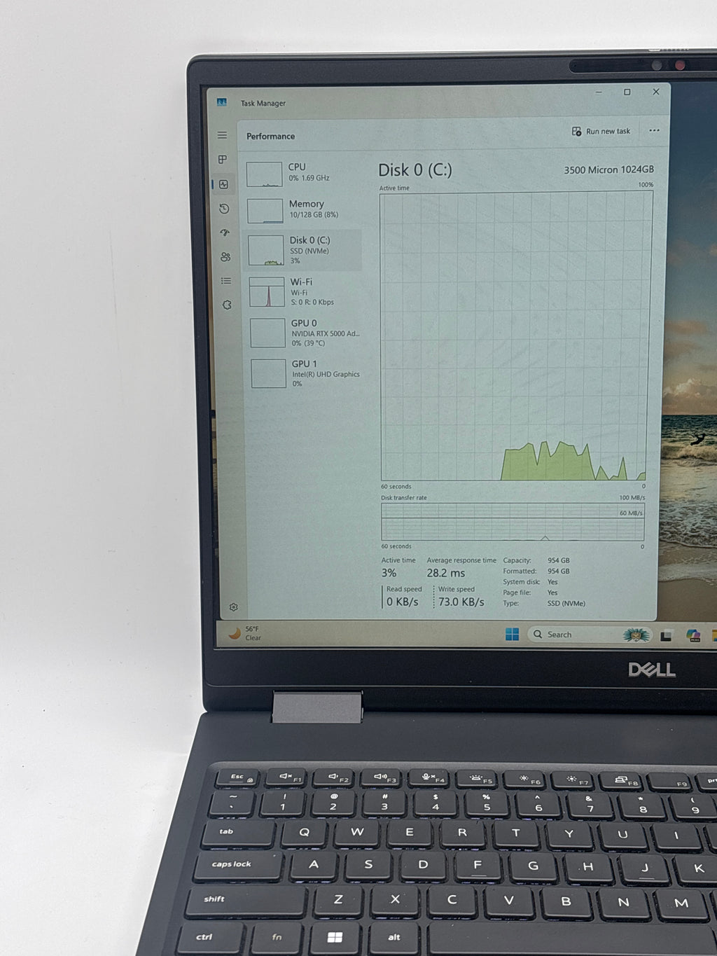 Dell Precision 7680 i9 13950HX 128GB RAM 1TB SSD - Warranty (Jan 2028)