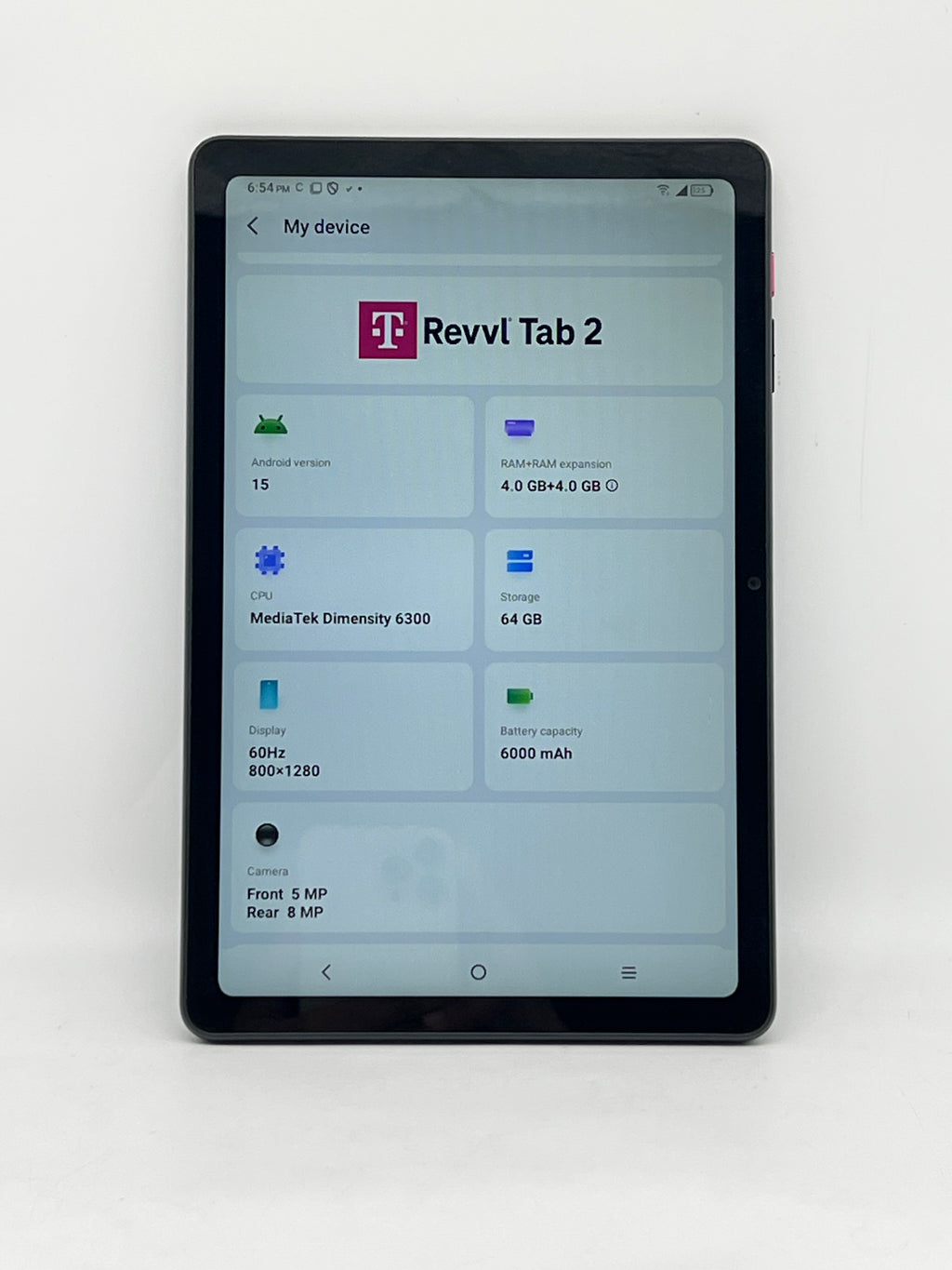 T-Mobile Revvl Tab2 64GB Black Wi-Fi + Cellular MetroPcs - Used