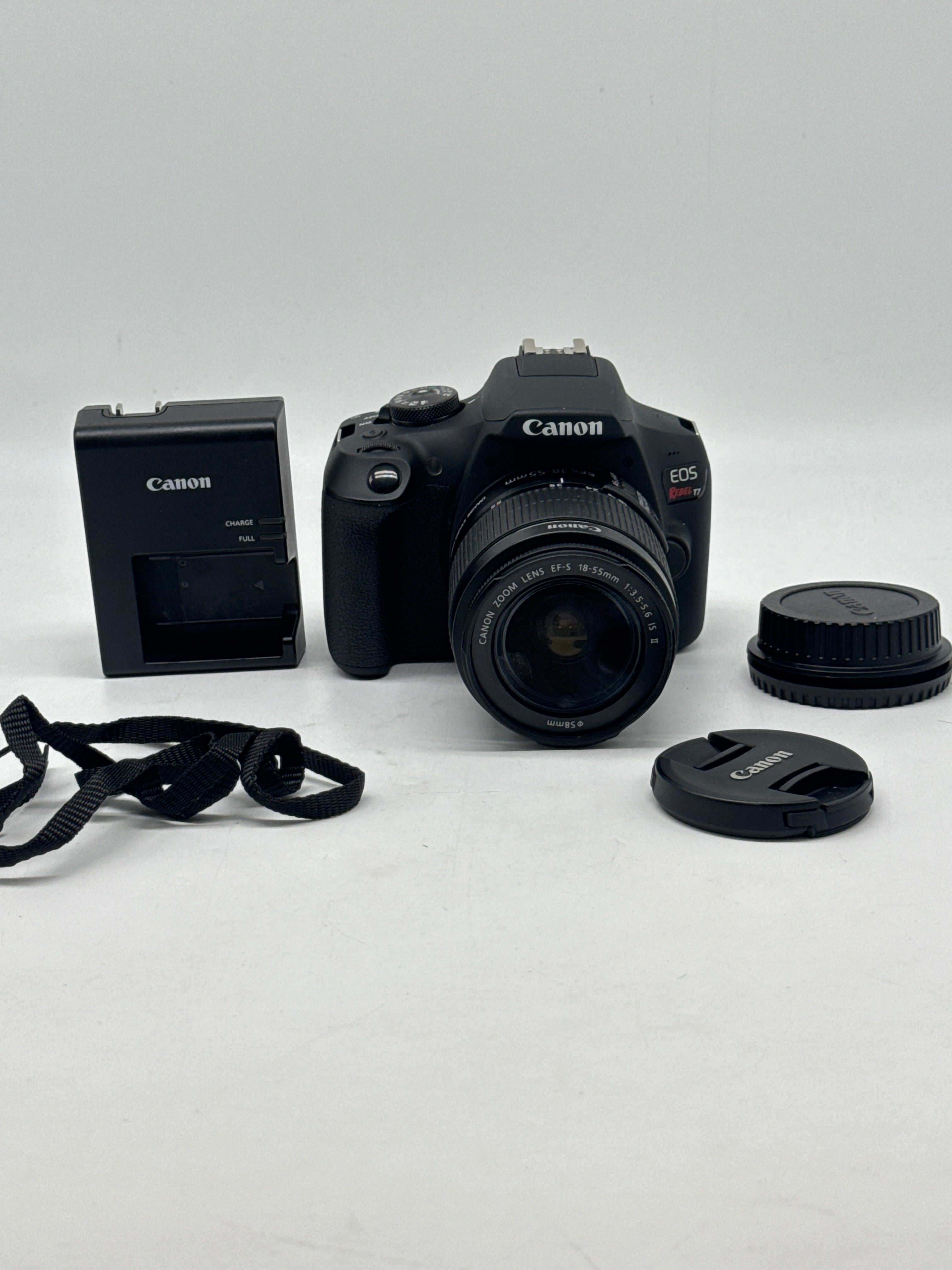 Canon EOS Rebel T7 24.1 MP Digital Camera with 18-55mm Lens  - Used