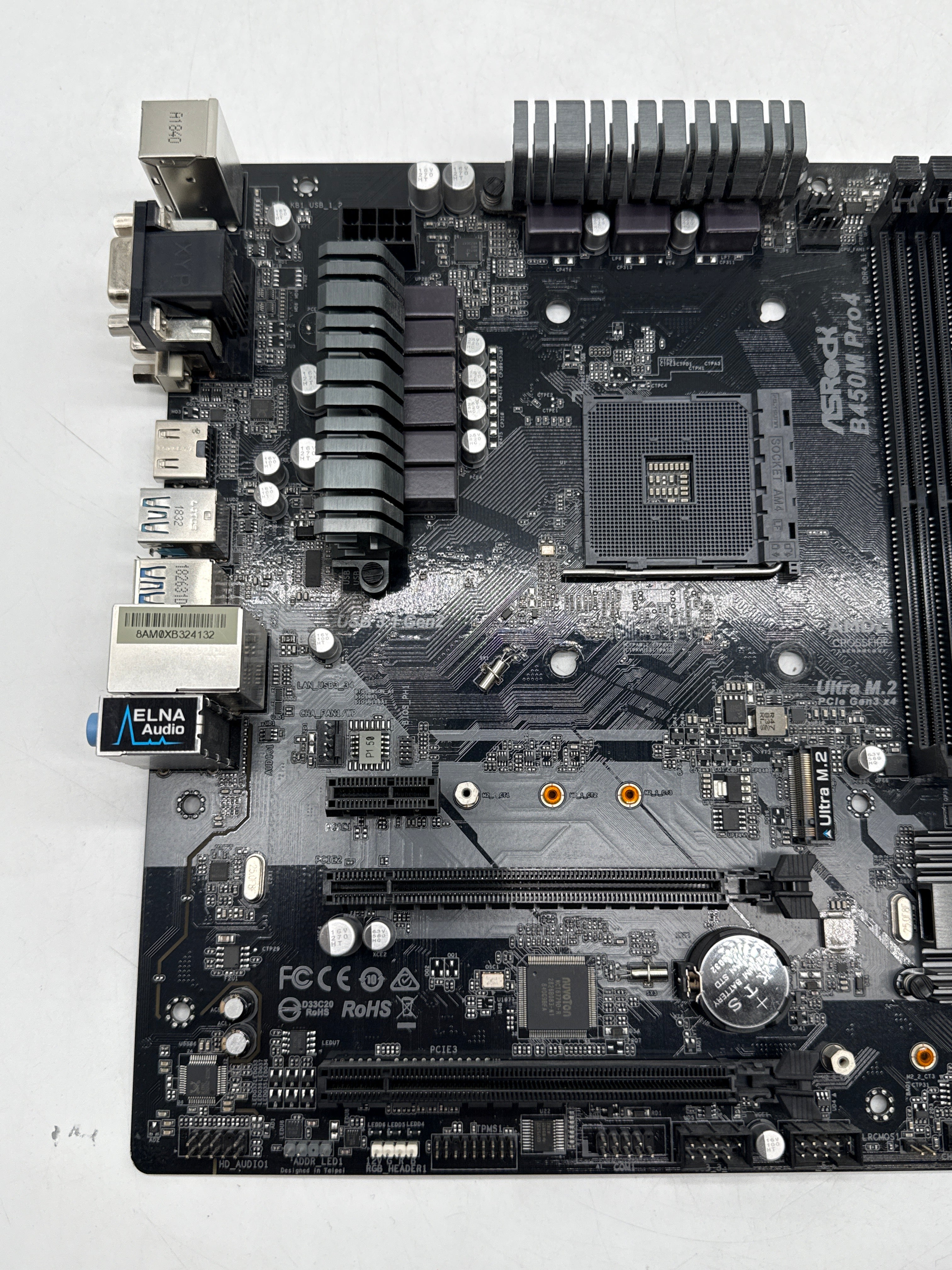 AsRock B450M Pro4 AM4 mATX AMD DDR4 Motherboard