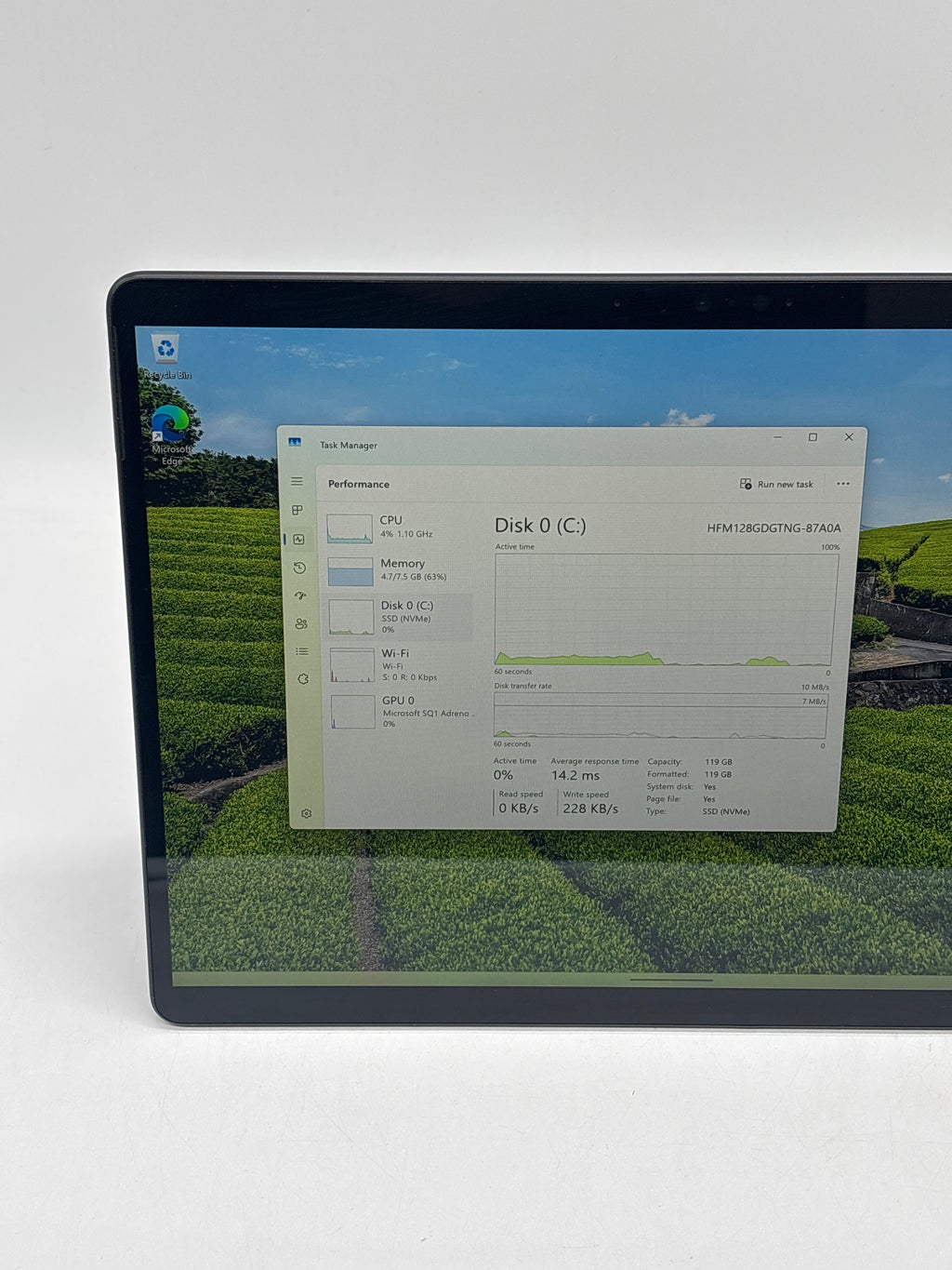 Microsoft Surface Pro X 1876 SQ1 8GB RAM 128GB SSD