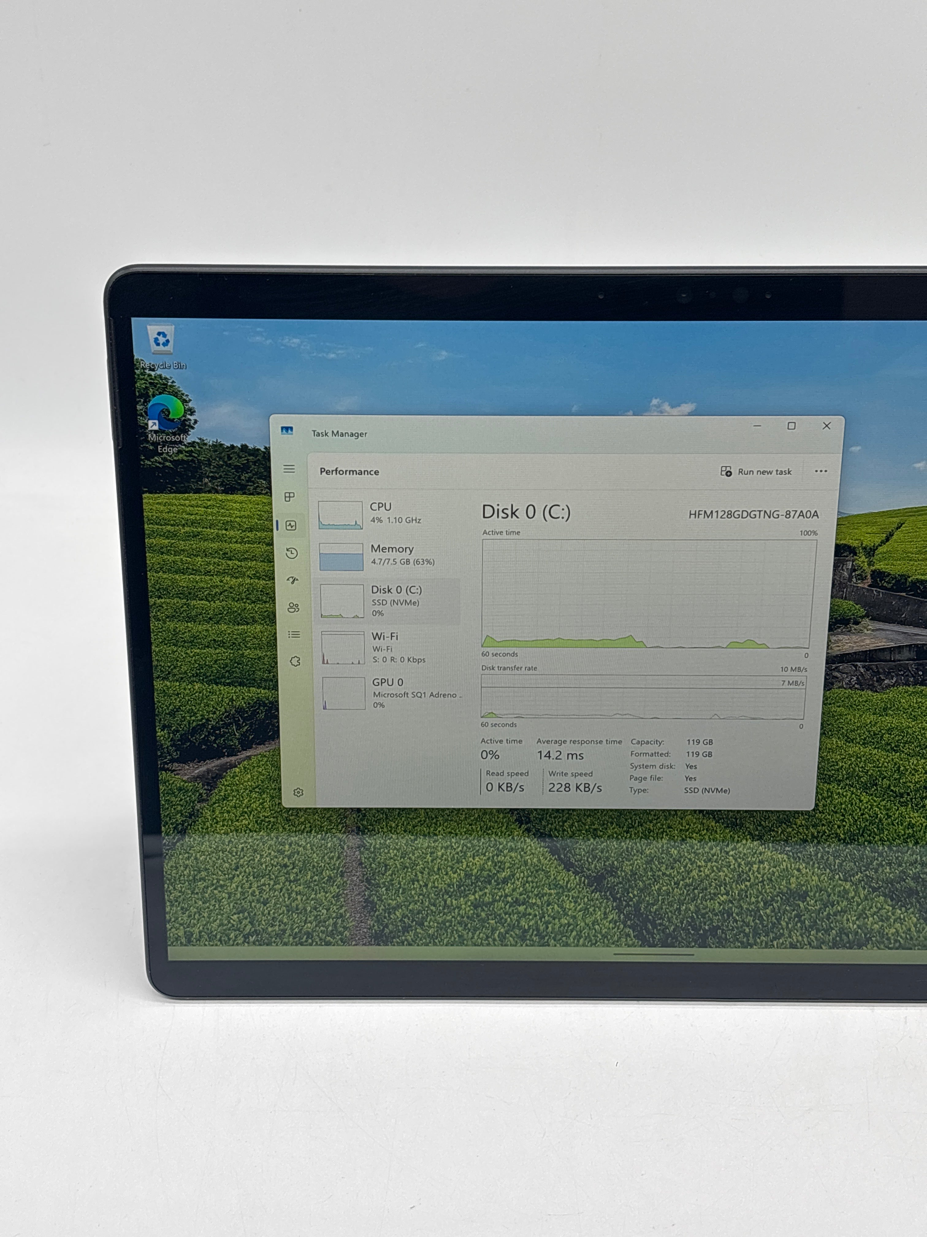 Microsoft Surface Pro X 1876 SQ1 8GB RAM 128GB SSD