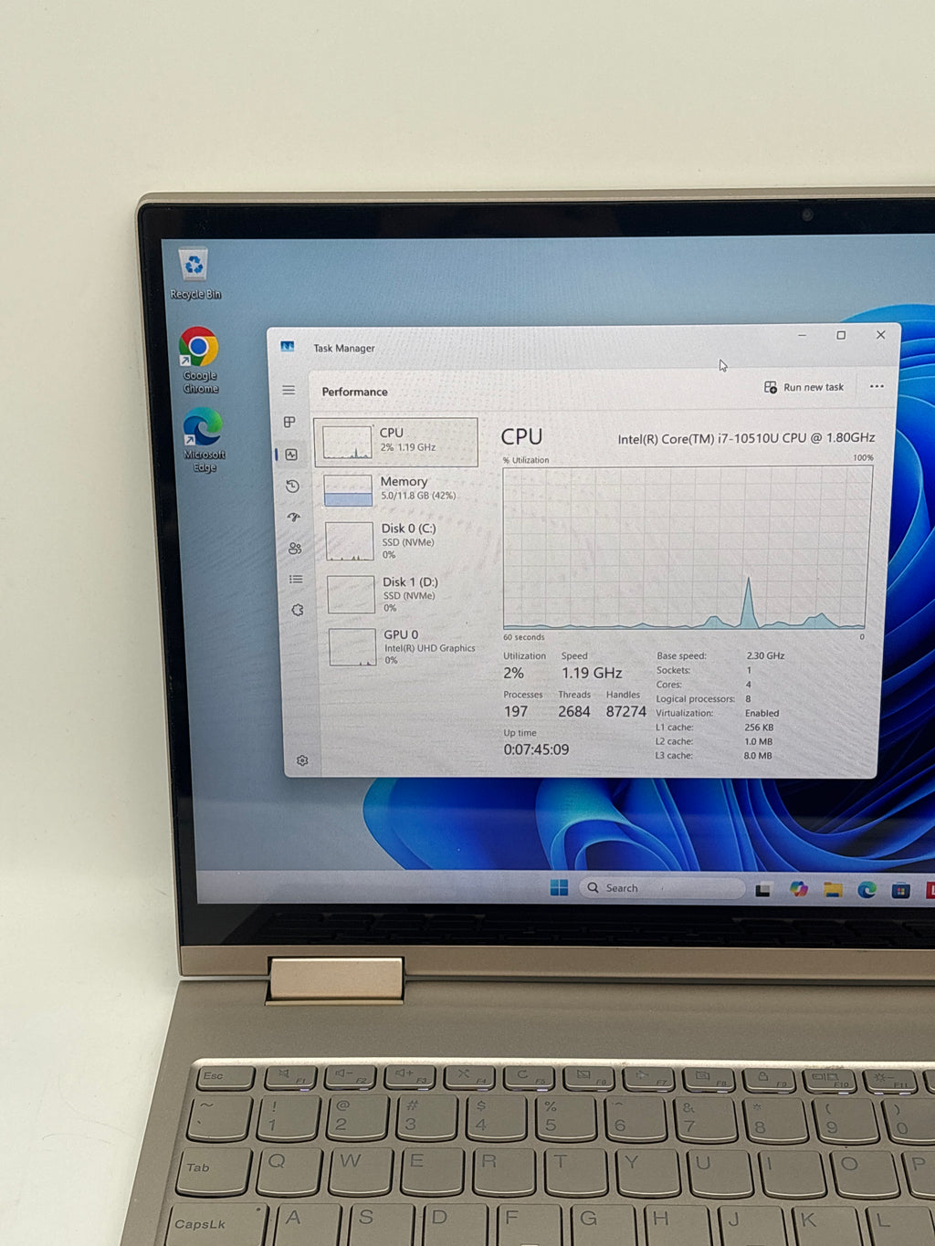 Lenovo Yoga C740-15IML i7-10510U 12GB RAM 512GB SSD