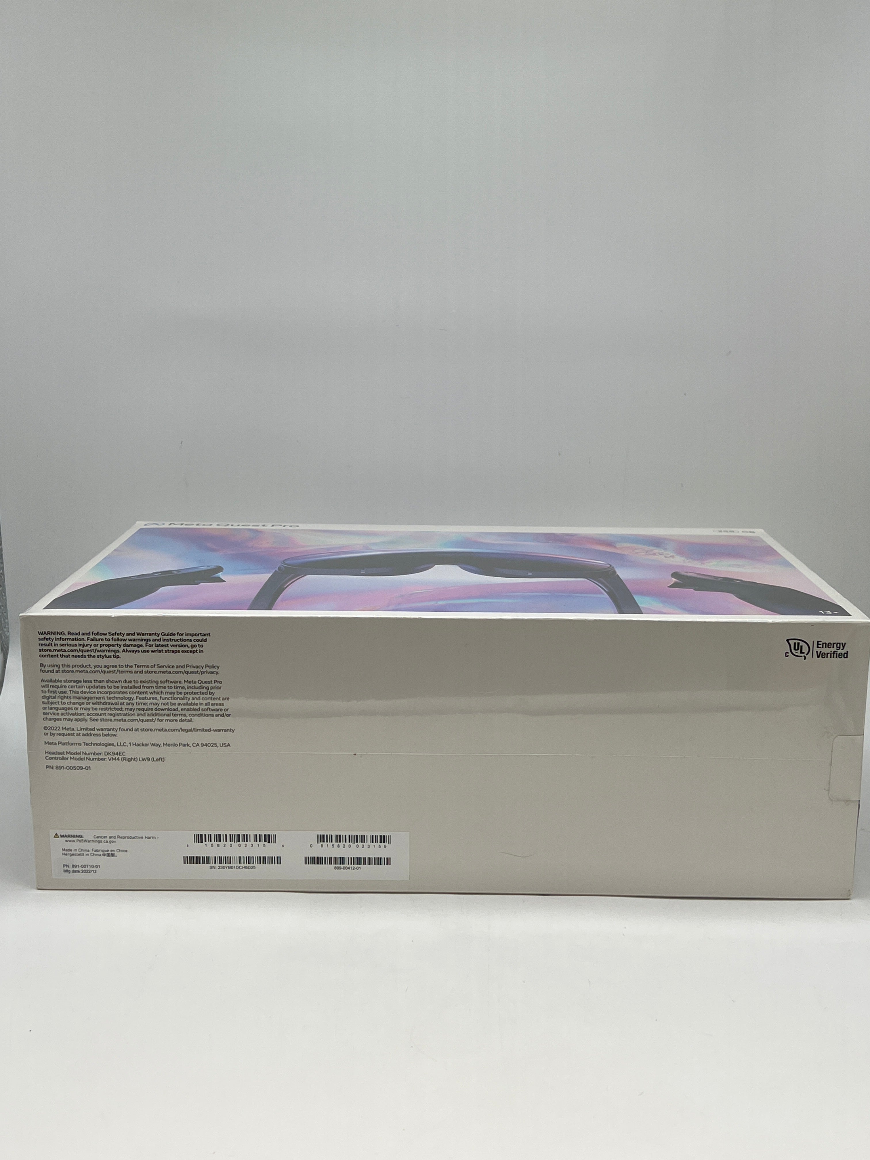 Oculus Meta Quest Pro Standalone VR Headset 256GB - New in Box