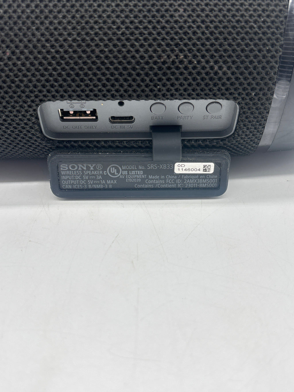 Sony SRS-XB33 Portable Bluetooth Speaker