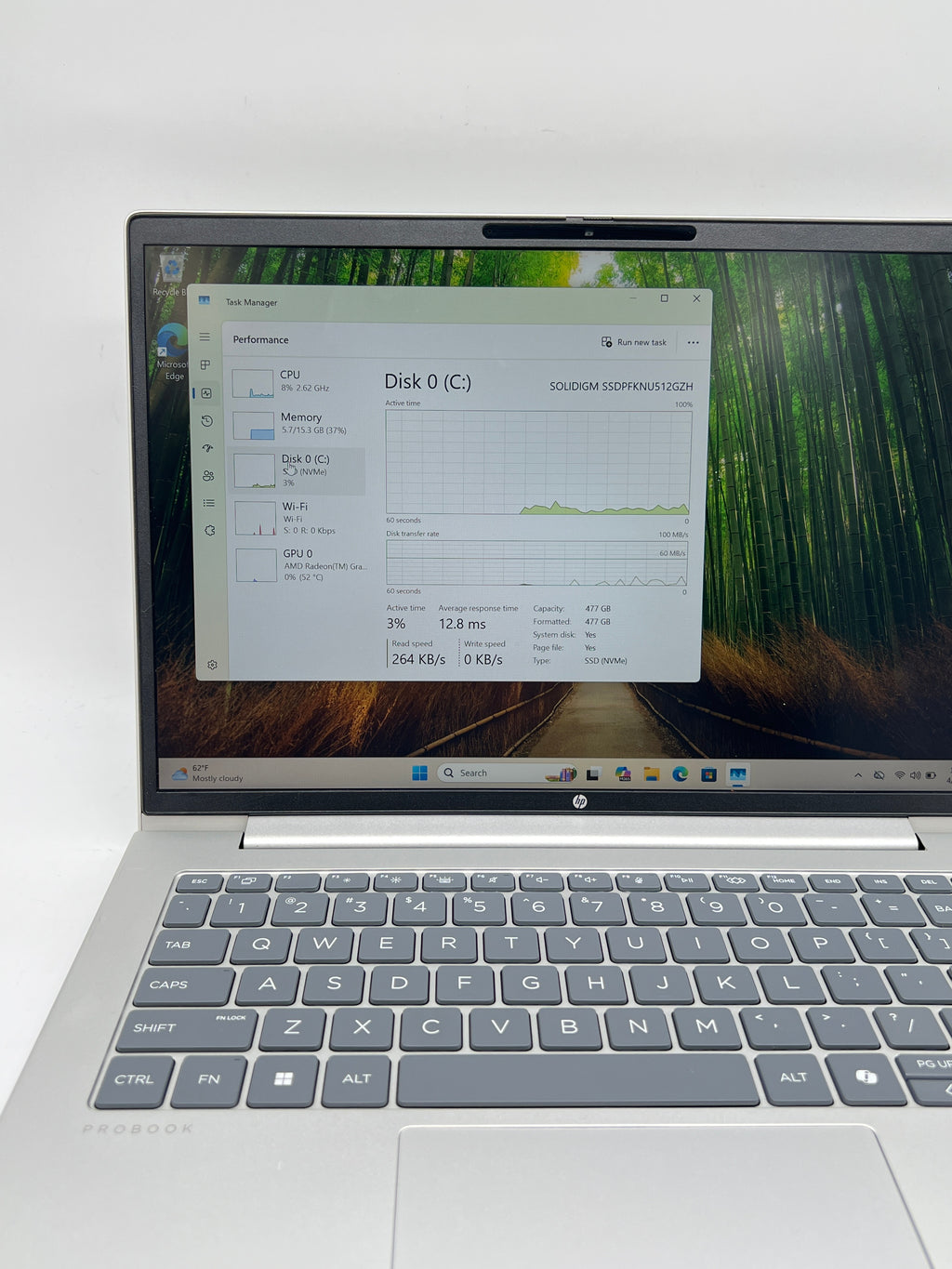 HP ProBook 445 G11 Ryzen 5 7535U 16GB RAM 512GB SSD - Used