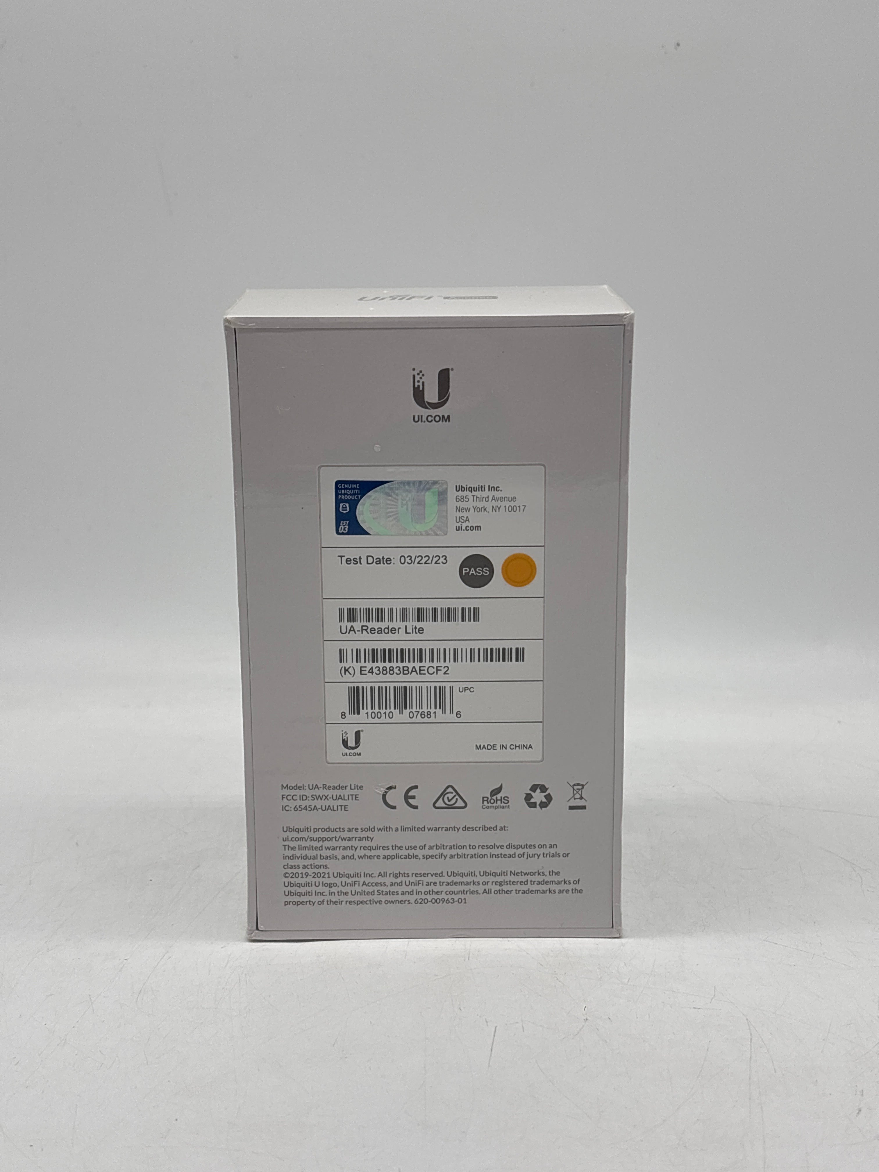 UBIQUITI UNIFI UA-READER LITE Door Access Scanner - New in Box