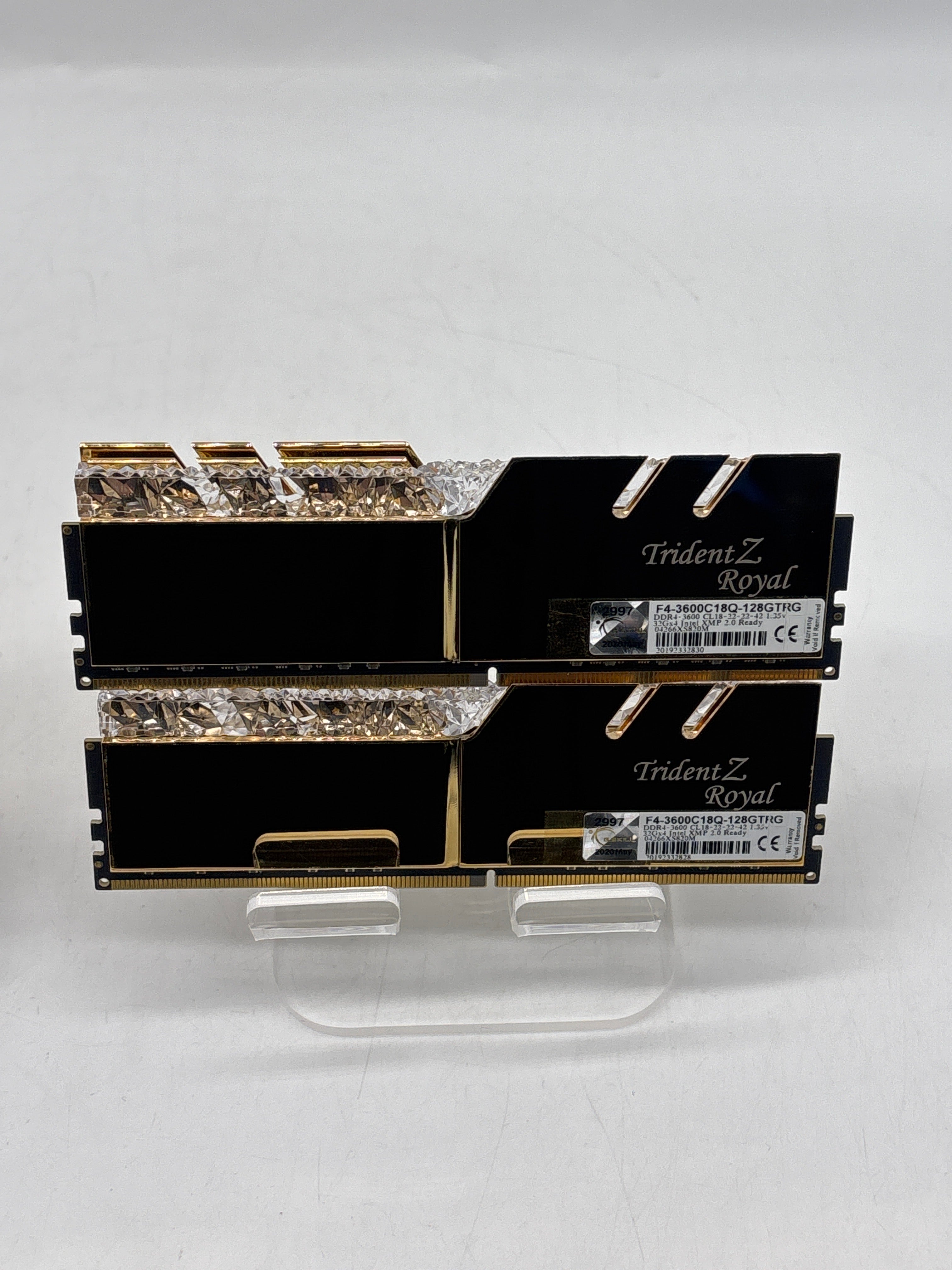 G.SKILL Trident Z Royal 128GB (4x32GB) DDR4 3600MHz Desktop Memory - Used