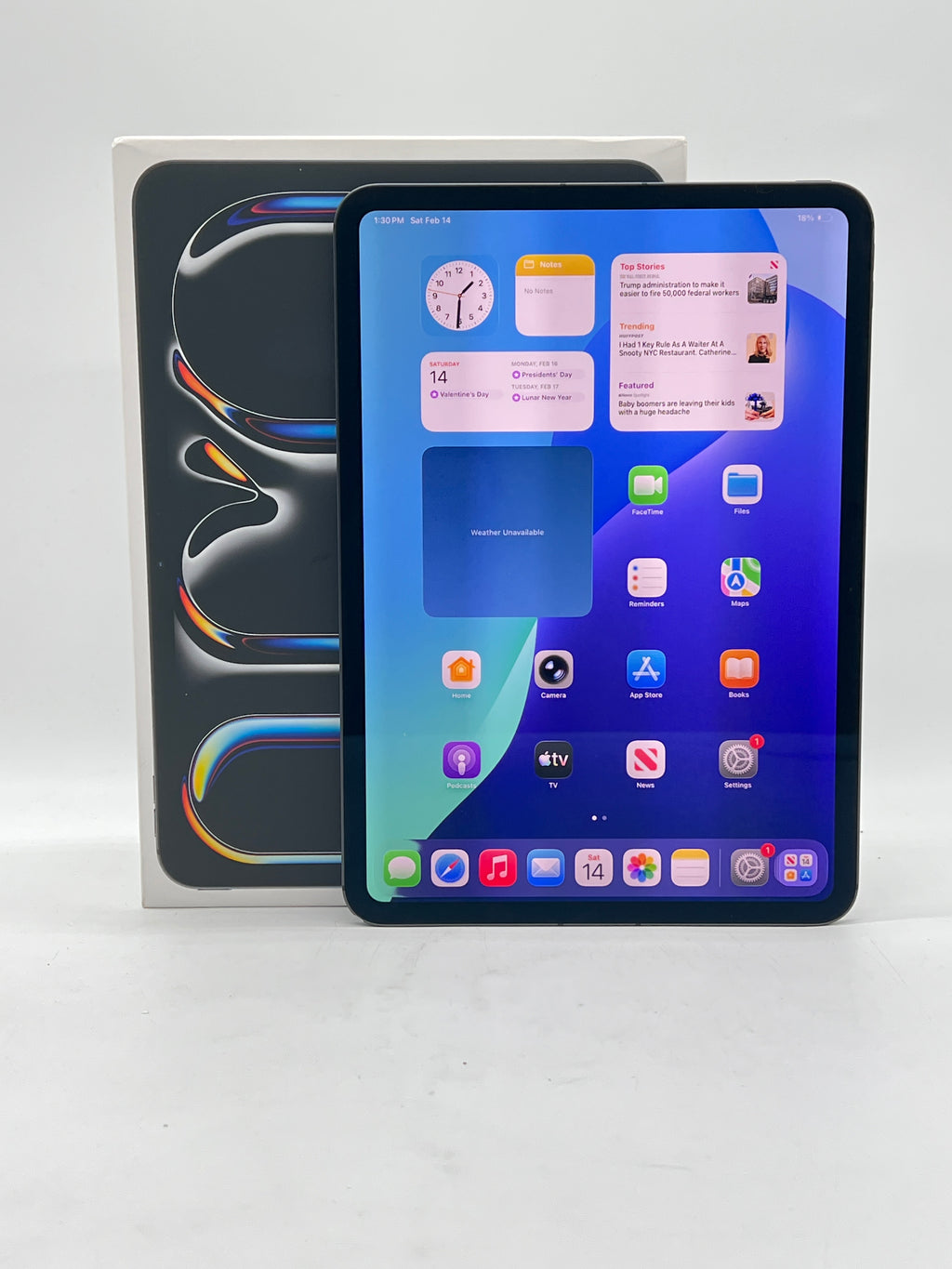 Apple iPad Pro 11" M4 A2837 WIFI + Cellular 256GB Unlocked Gray - Used with Box