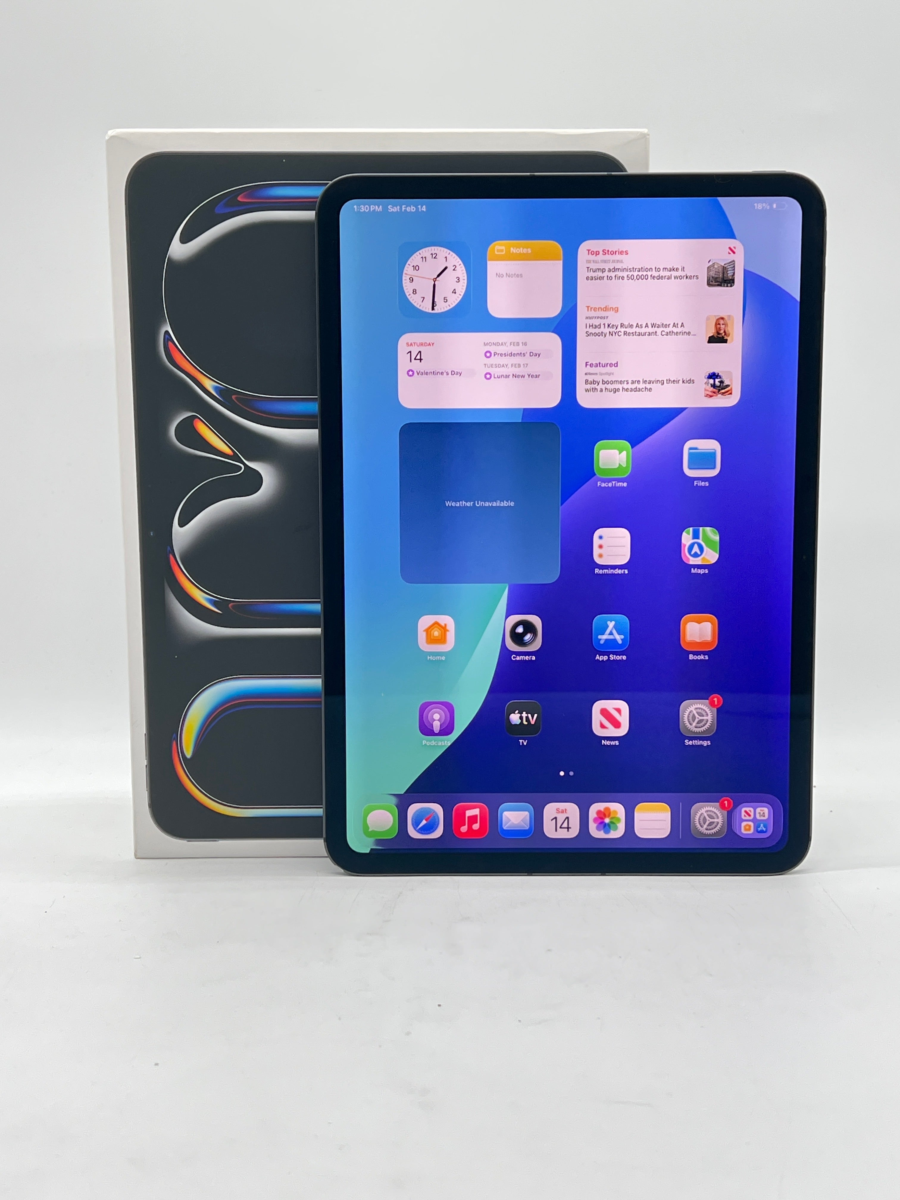 Apple iPad Pro 11" M4 A2837 WIFI + Cellular 256GB Unlocked Gray - Used with Box