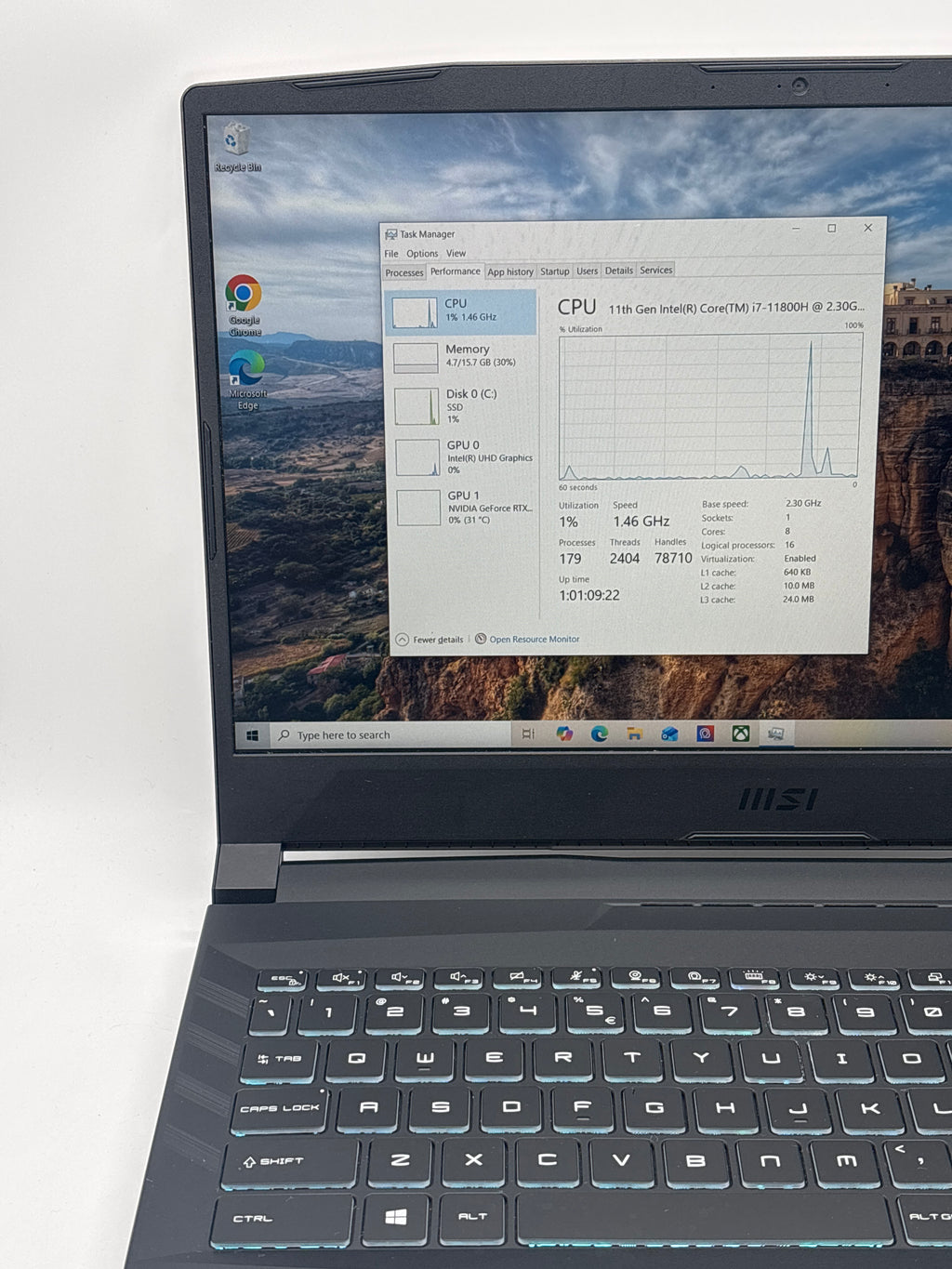 MSI Pulse GL66 i7-11800H 16GB RAM 1TB SSD RTX 3050