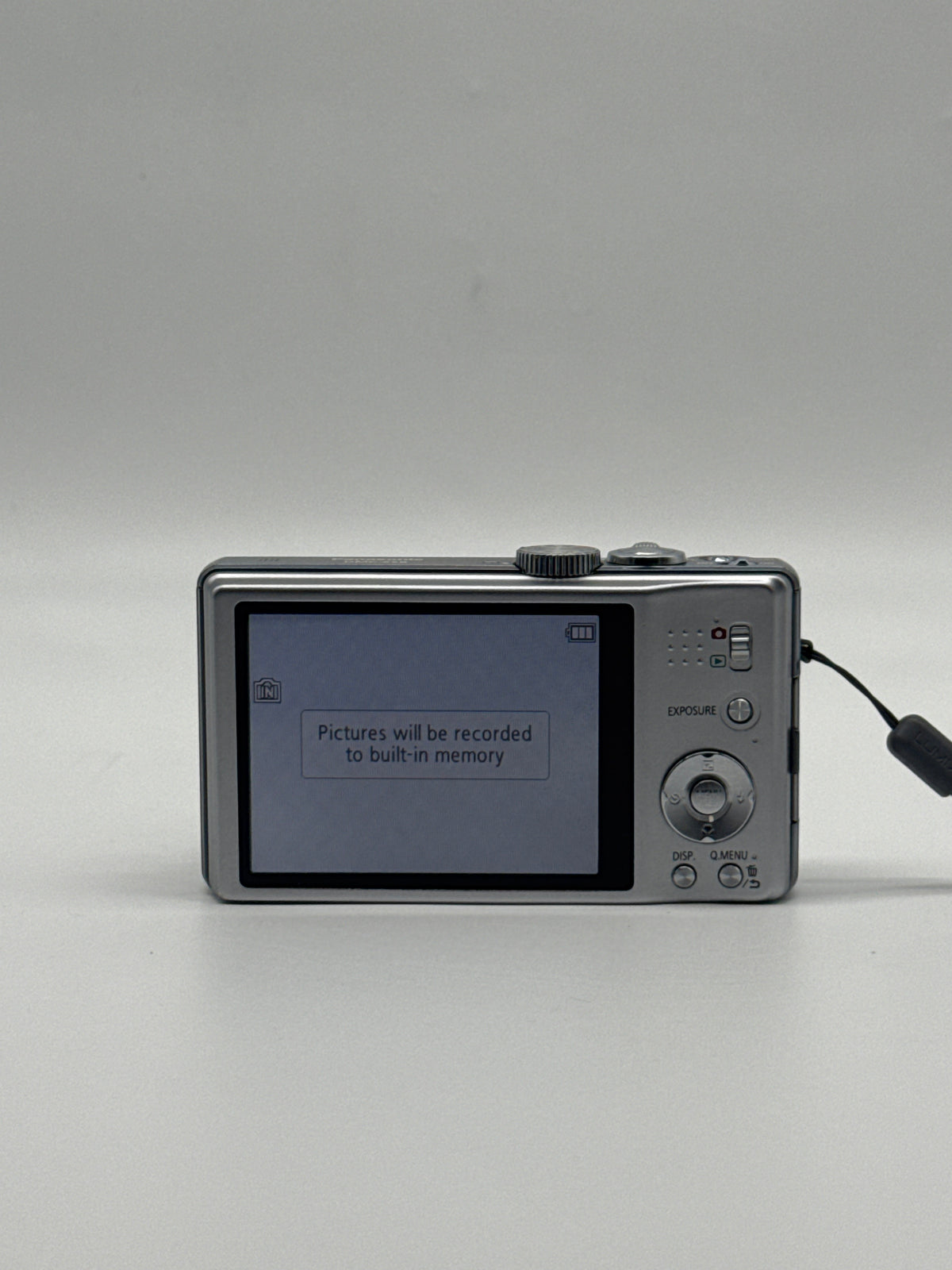 Panasonic Lumix DMC-ZS8 14.1MP Digital Camera 16x Zoom Silver - Used