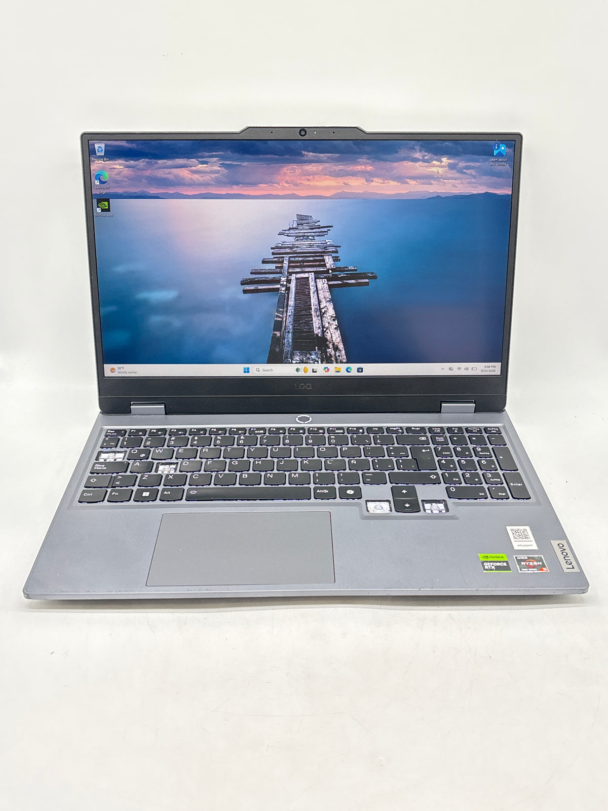 Lenovo LOQ 15ARP9 15" AMD Ryzen 5 7235HS 8GB RAM 512GB SSD RTX 3050 - READ