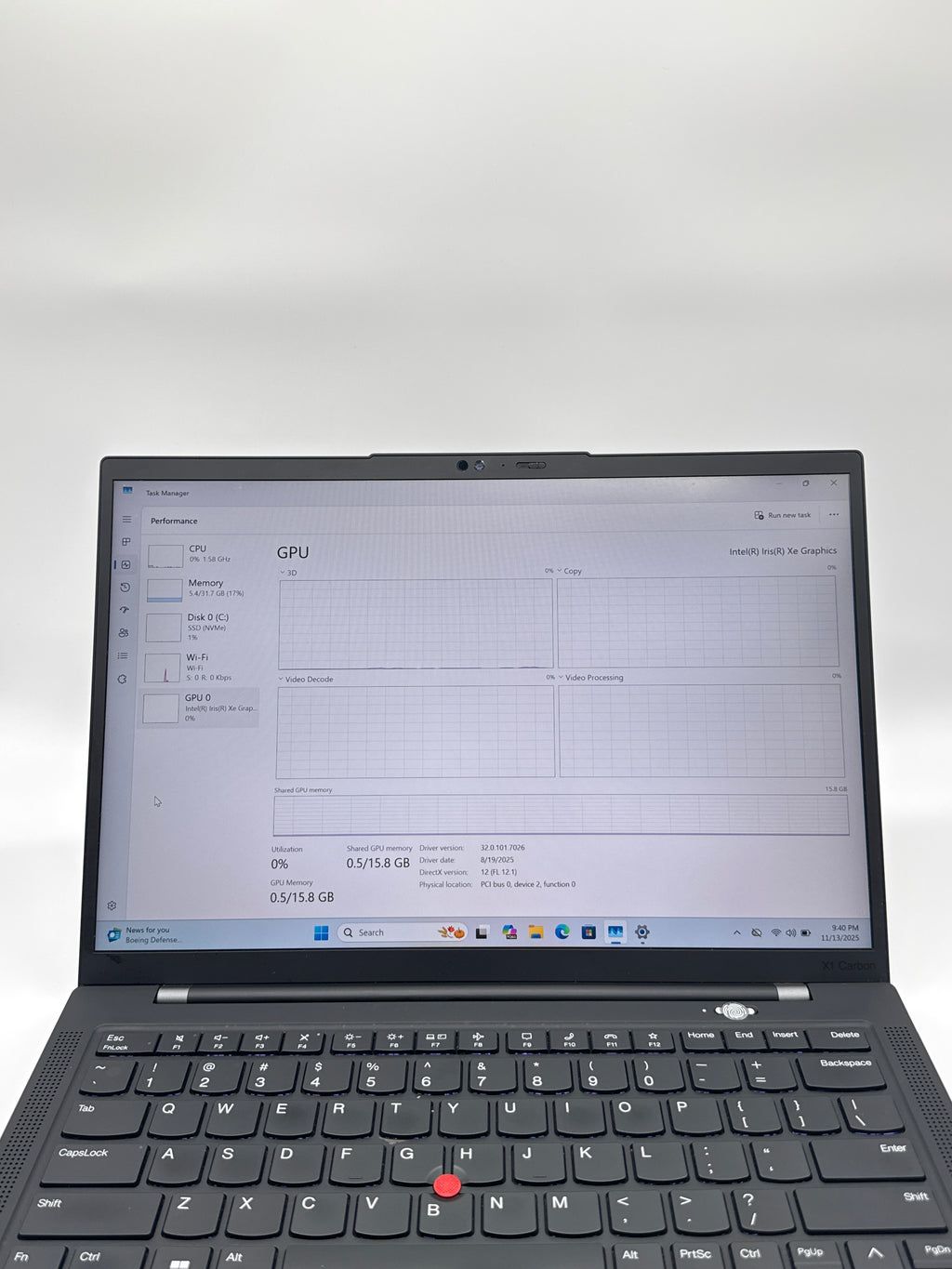 Lenovo ThinkPad X1 Gen 11 14 inch Touch Screen 13th Gen Intel i7 32GB Ram 1TB SSD