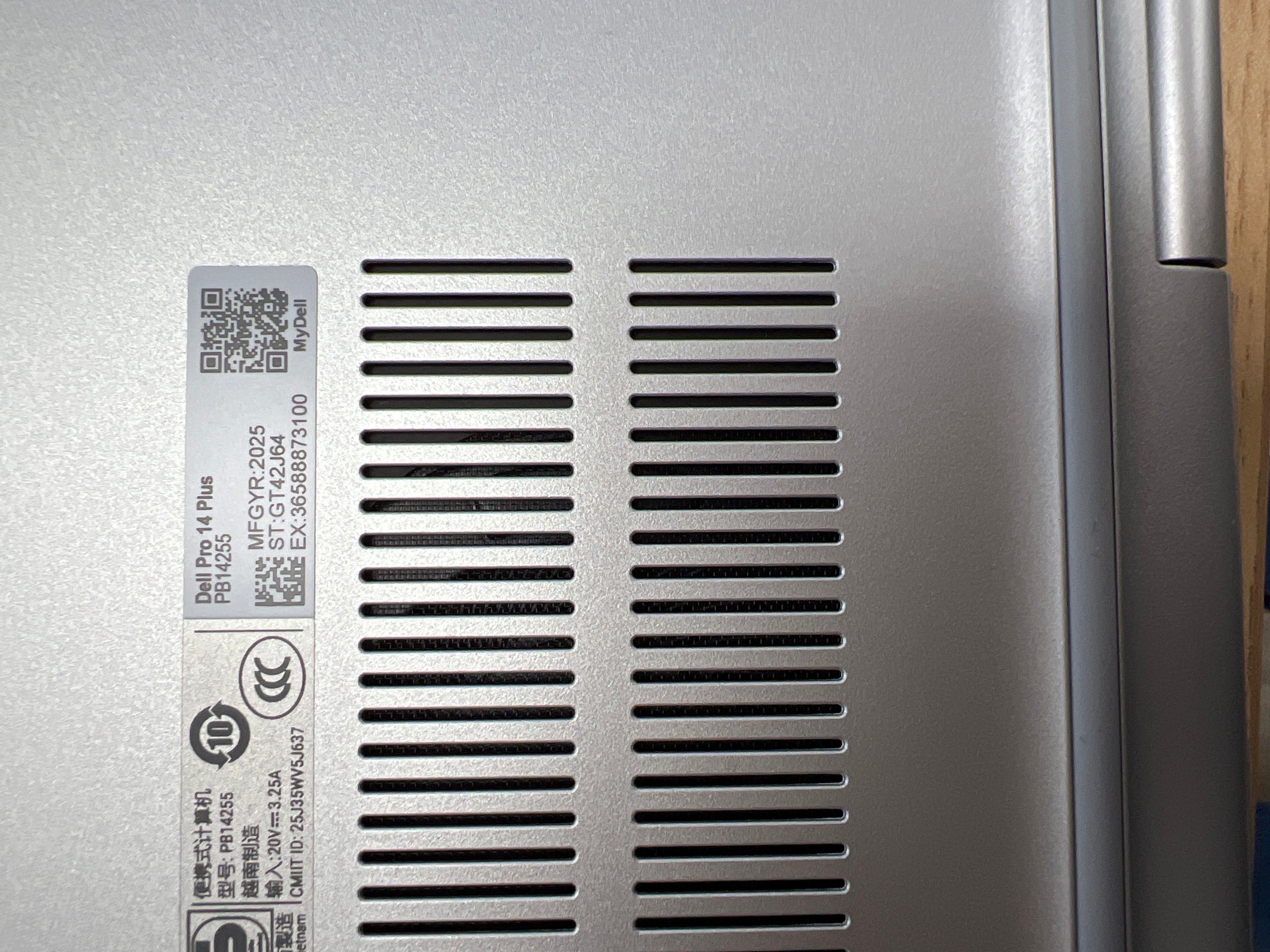 Dell 14 Pro Plus  PB14255 AMD Ryzen 5 Pro 32GB RAM 256GB SSD