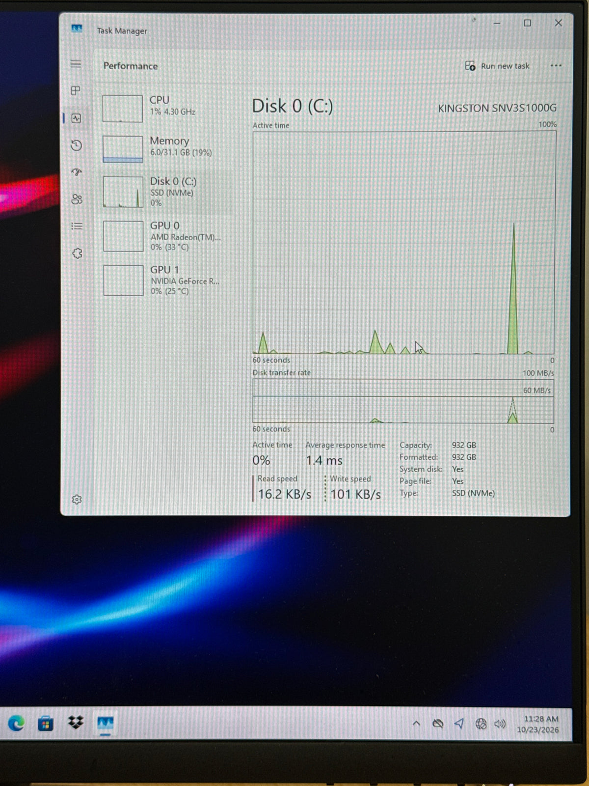 Acer Nitro N60-180 Ryzen 9 7900 32GB RAM 1TB SSD RTX 5070 Desktop - Used
