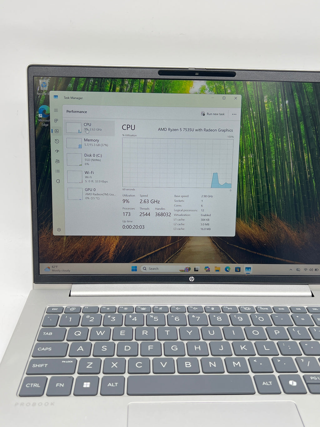 HP ProBook 445 G11 Ryzen 5 7535U 16GB RAM 512GB SSD - Used